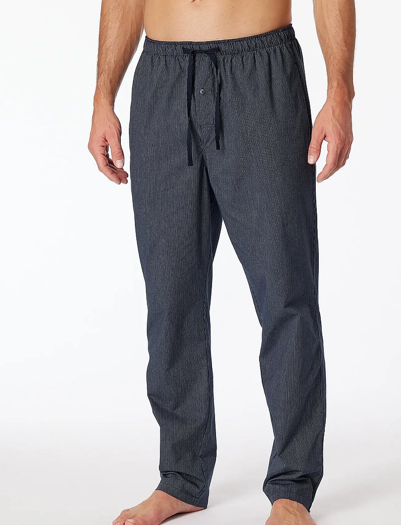 Schiesser - Long Pants - pyjamasbyxor - dark blue - 4