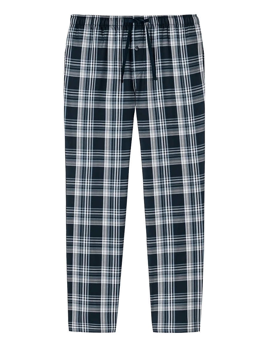 Schiesser - Long Pants - pyjamasbyxor - dark blue - 1
