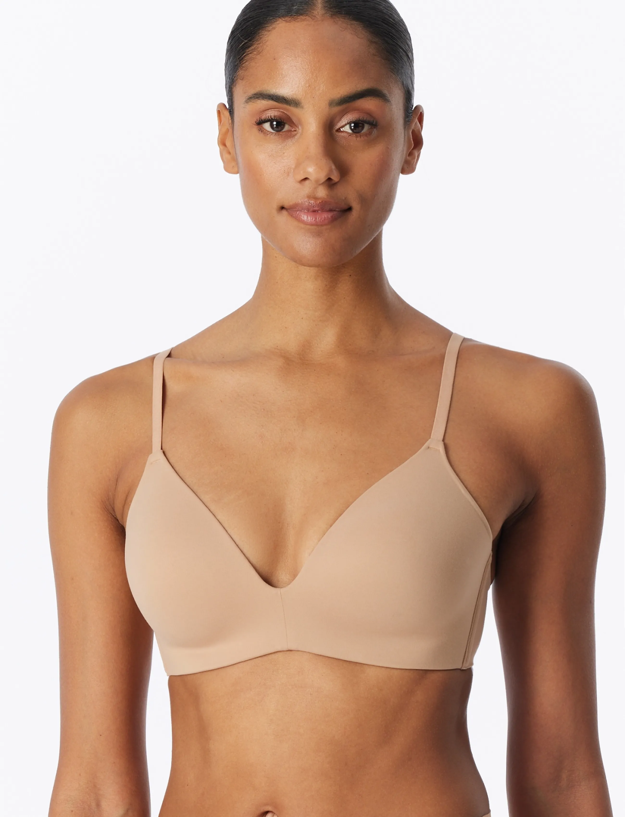 Schiesser - Padded Bra - kvinnor - maple - 4