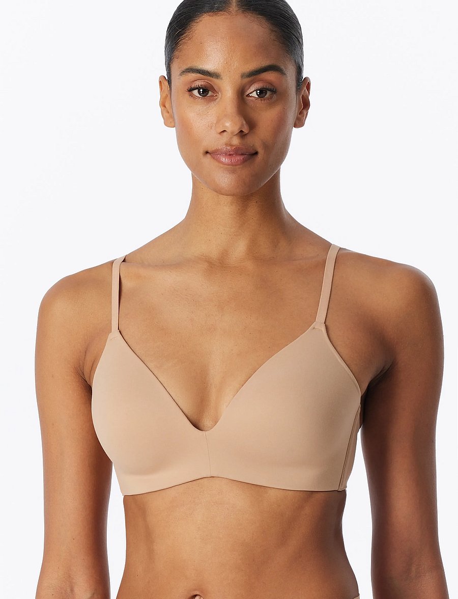 Schiesser - Padded Bra - laveste priser - maple - 4