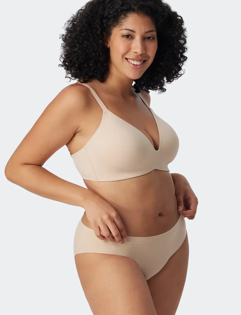 Schiesser - Padded Bra - bh'er uden bøjle - nude - 0