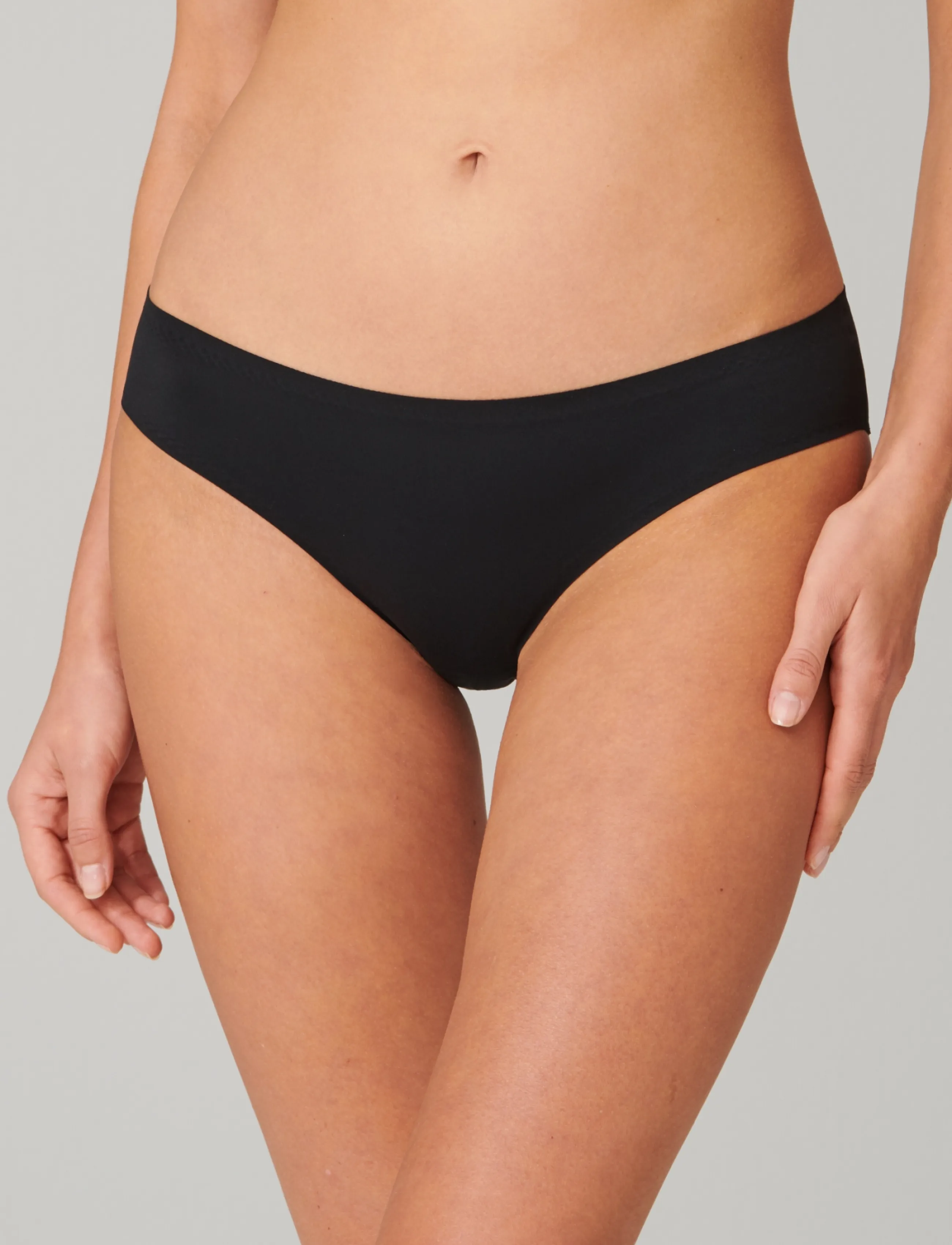 Schiesser - Low Rise Rio - seamless trosor - black - 4