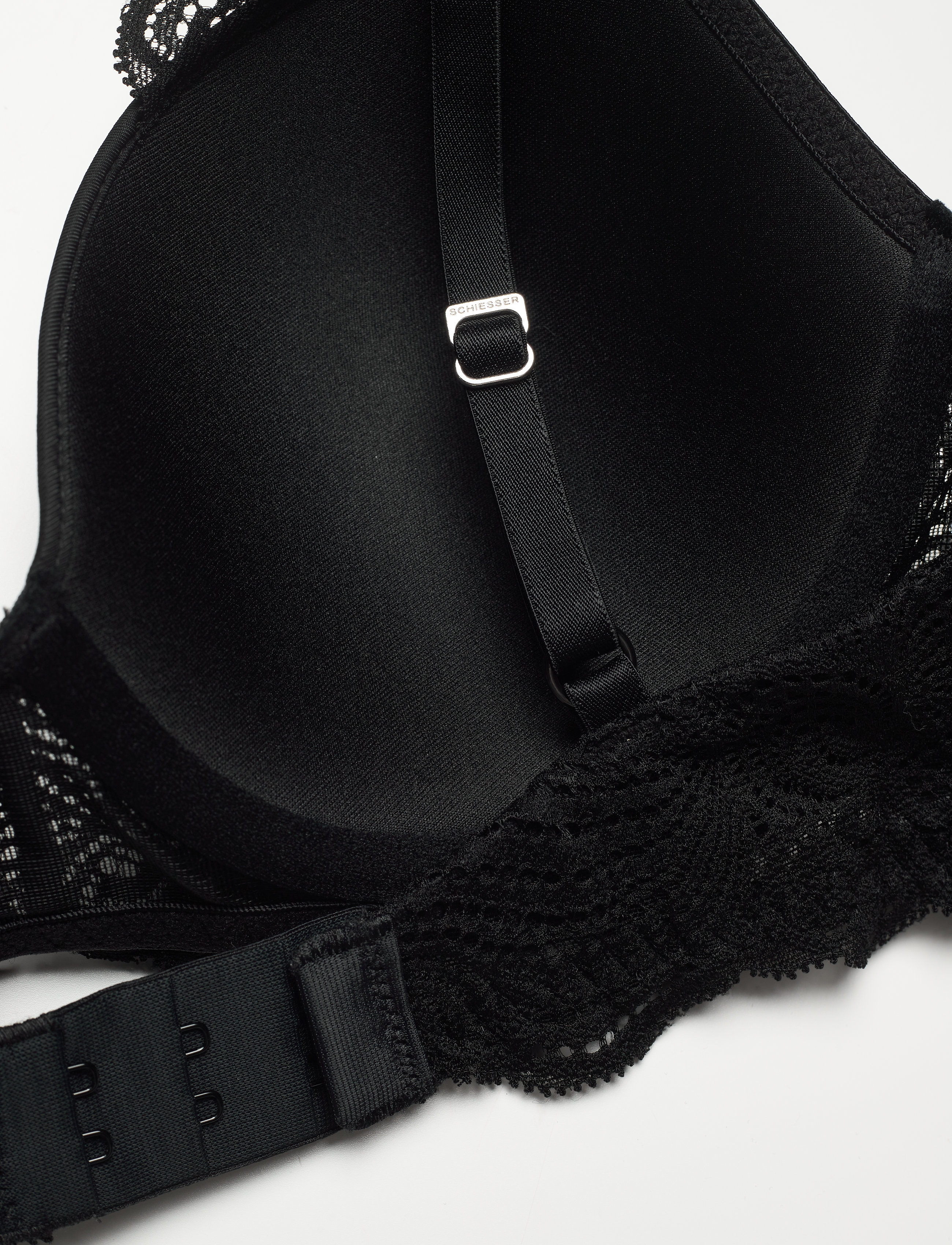 Schiesser - Padded Underwire Bra - black - 3