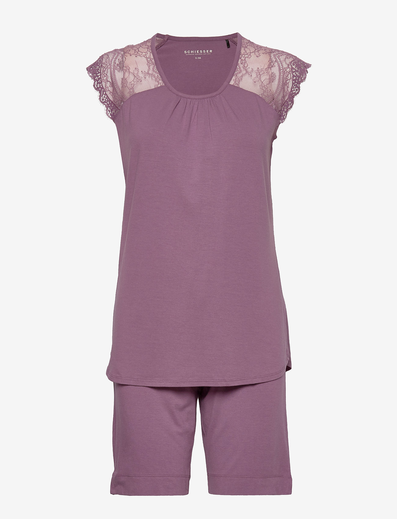 Schiesser - Pyjama Short - red berry - 0