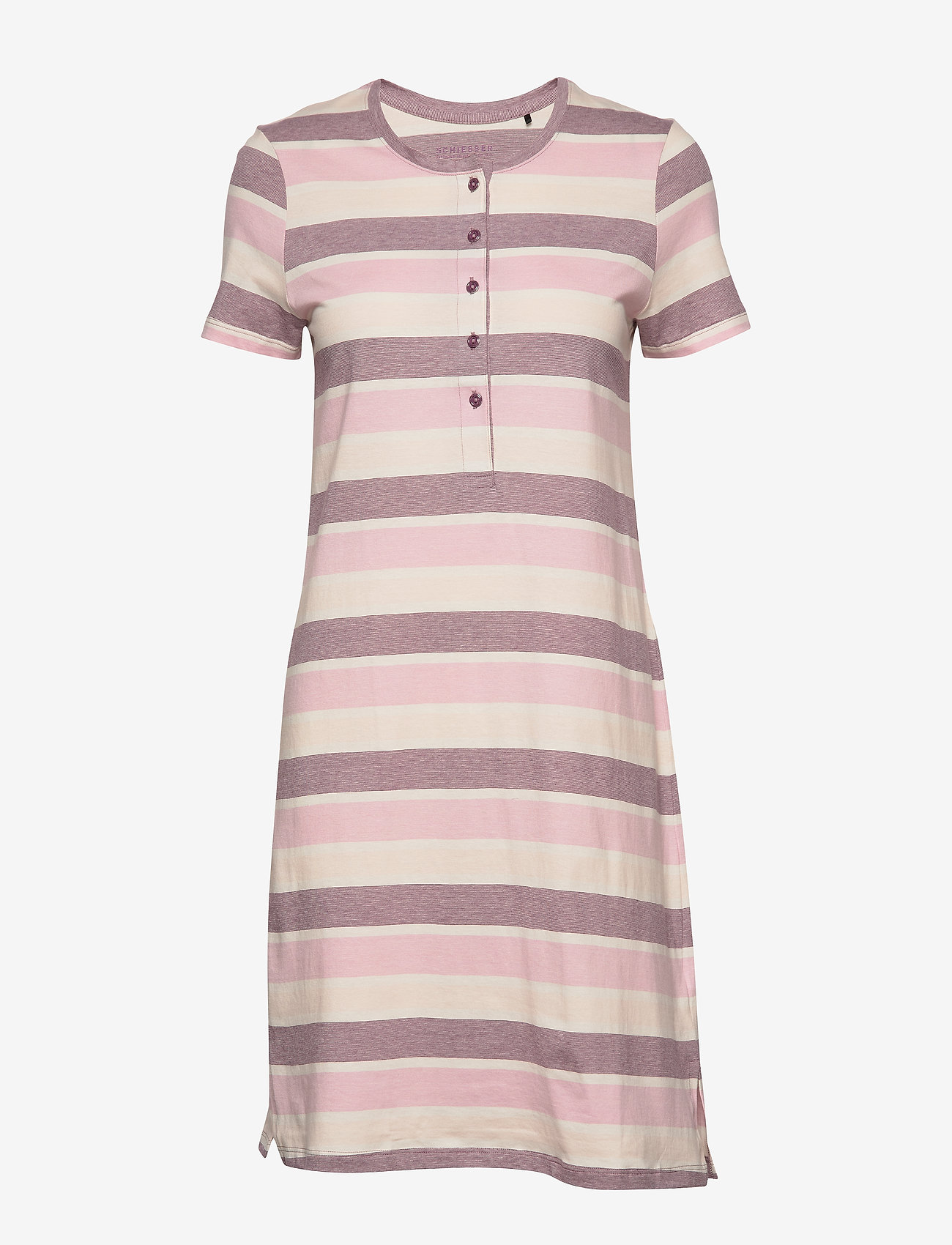 Schiesser - Nightshirt 1/2 - red berry - 0