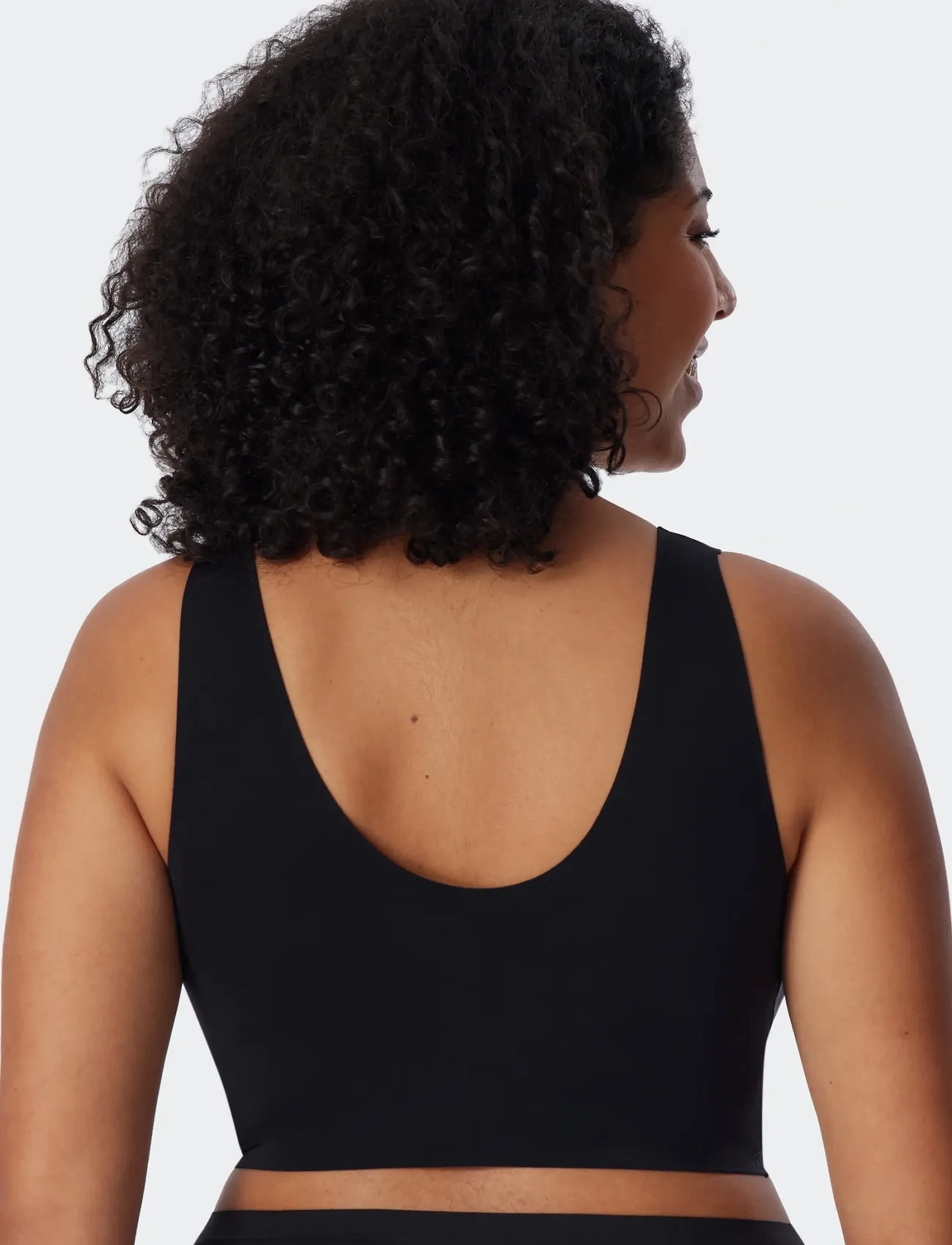 Schiesser - Bustier mit Pads - Invisible Soft - tank-top-bhs - black - 3