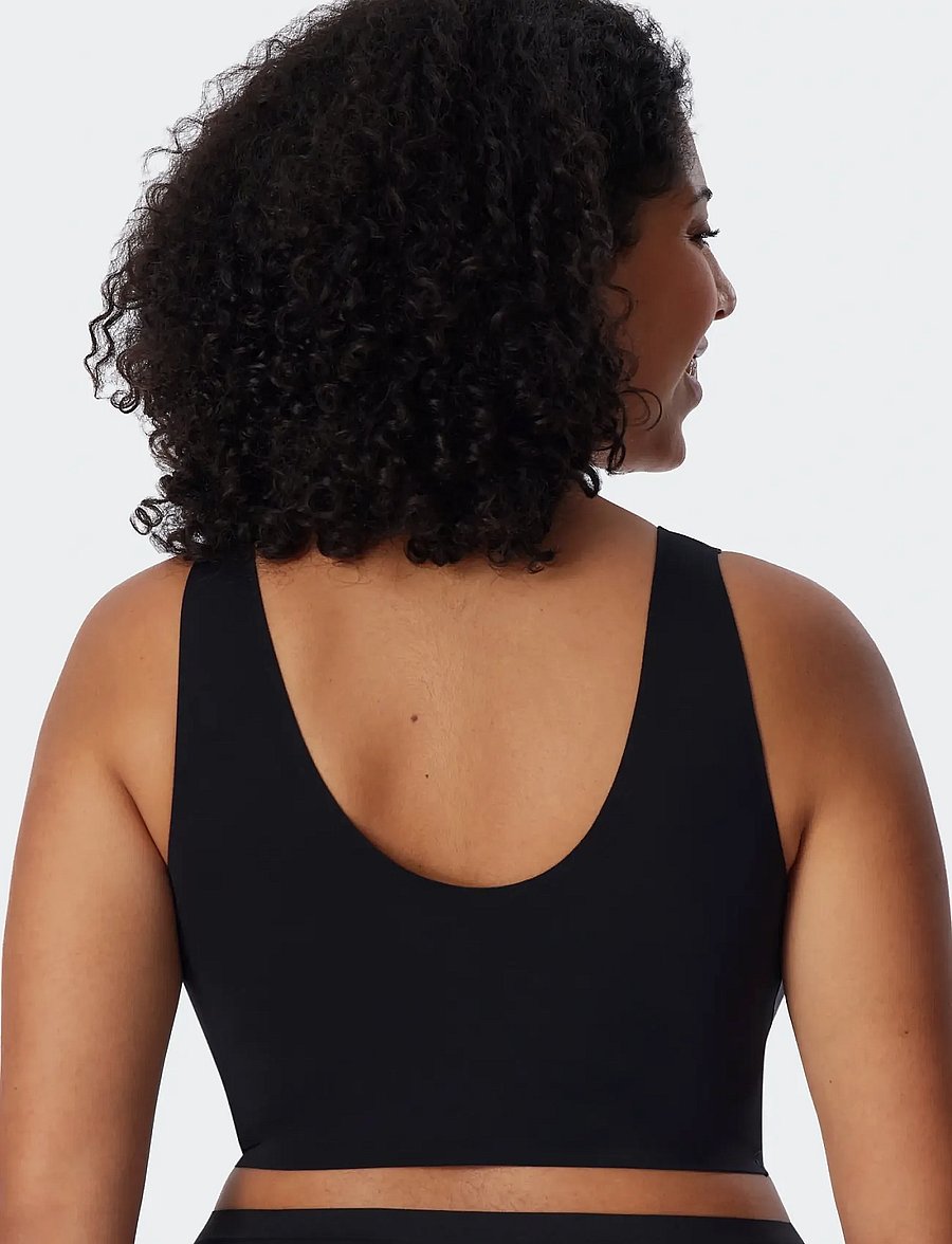 Schiesser - Bustier mit Pads - Invisible Soft - tank-top-bhs - black - 3