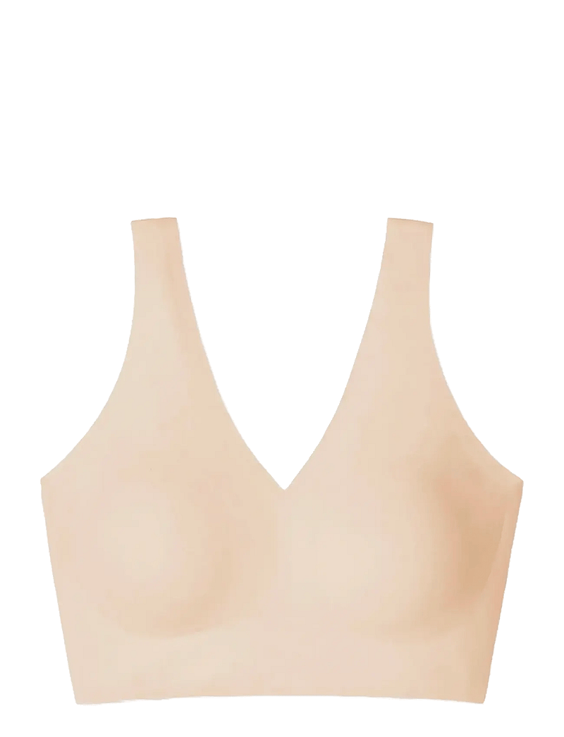 Schiesser - Bustier mit Pads - Invisible Soft - tank top rinnahoidjad - sand - 0