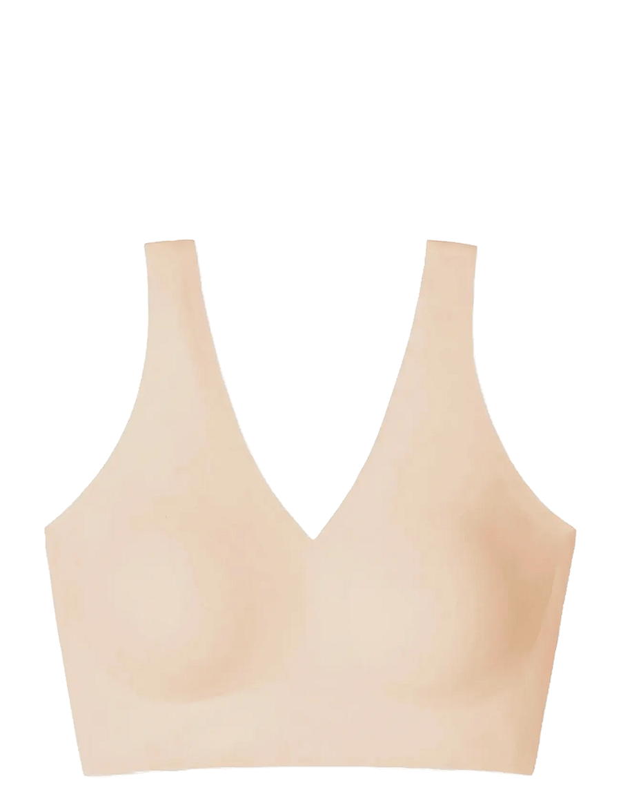 Schiesser - Bustier mit Pads - Invisible Soft - tank-top brjóstahaldarar - sand - 1
