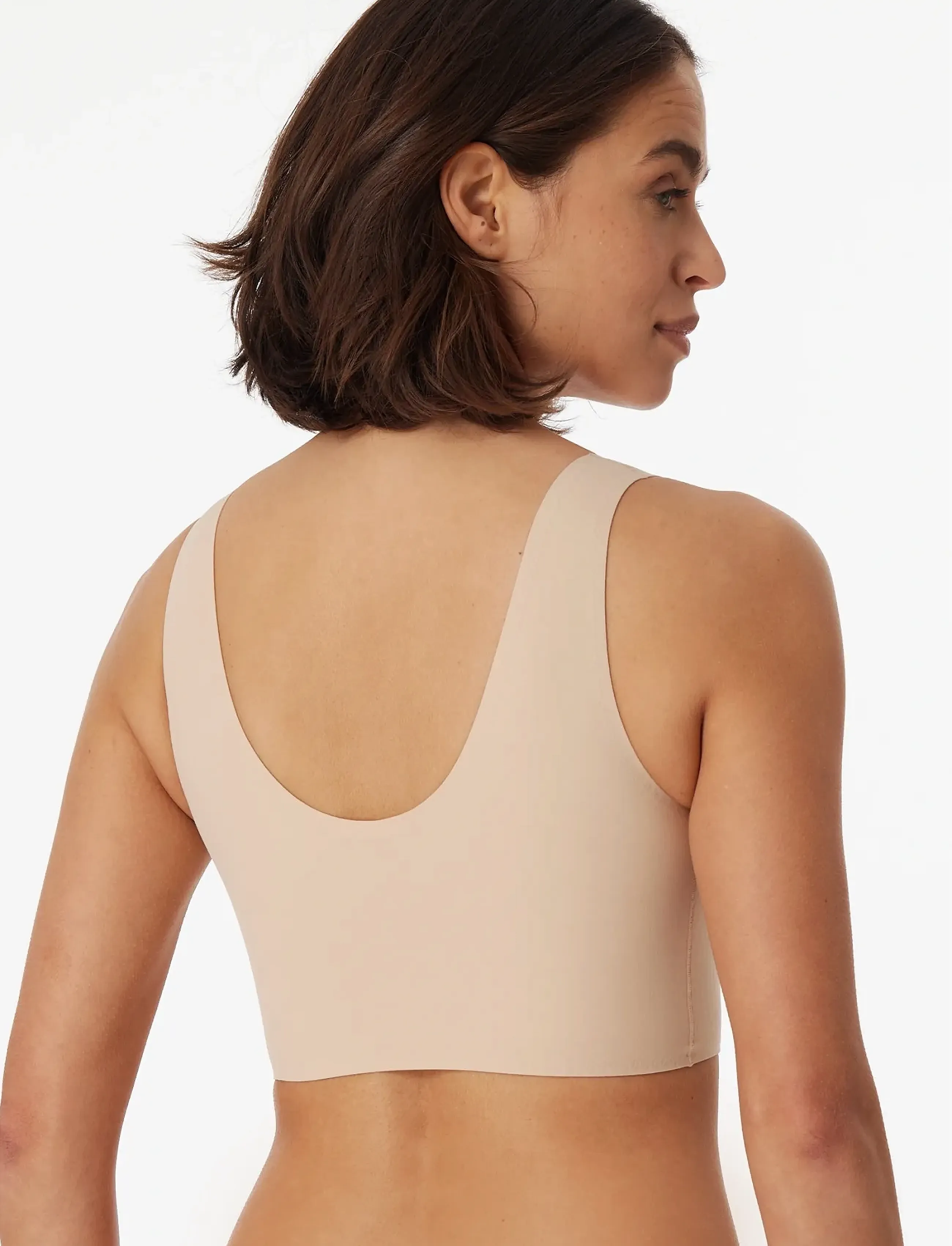 Schiesser - Bustier mit Pads - Invisible Soft - tank-top brjóstahaldarar - sand - 3