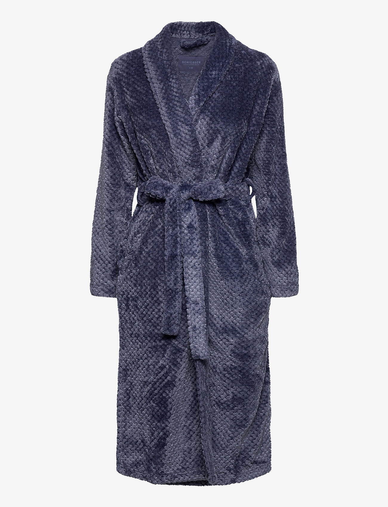 Schiesser - Bath Robe - blue - 0