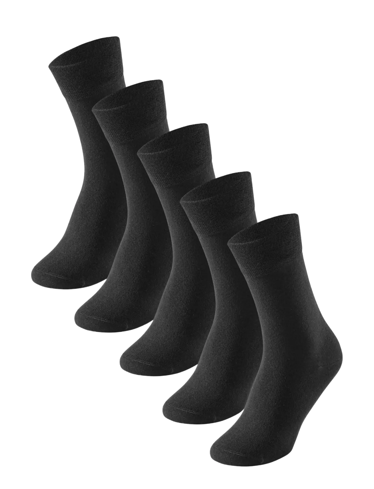 Schiesser Men's Socks, 5-Pack, Black Bluebird, 43-46, Schwarz - Regular Männerswear