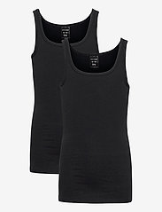 Schiesser - Top - mouwloze t-shirts - black - 0