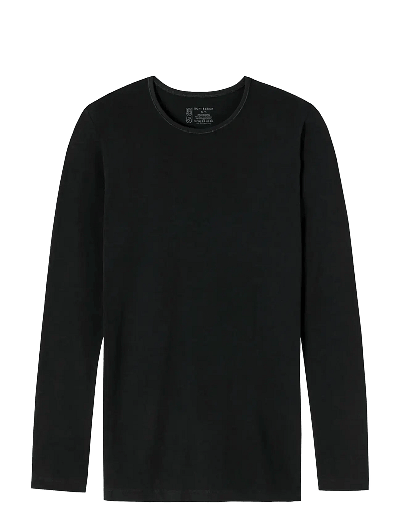 Schiesser - Shirt 1/1 - pitkähihaiset - black - 1