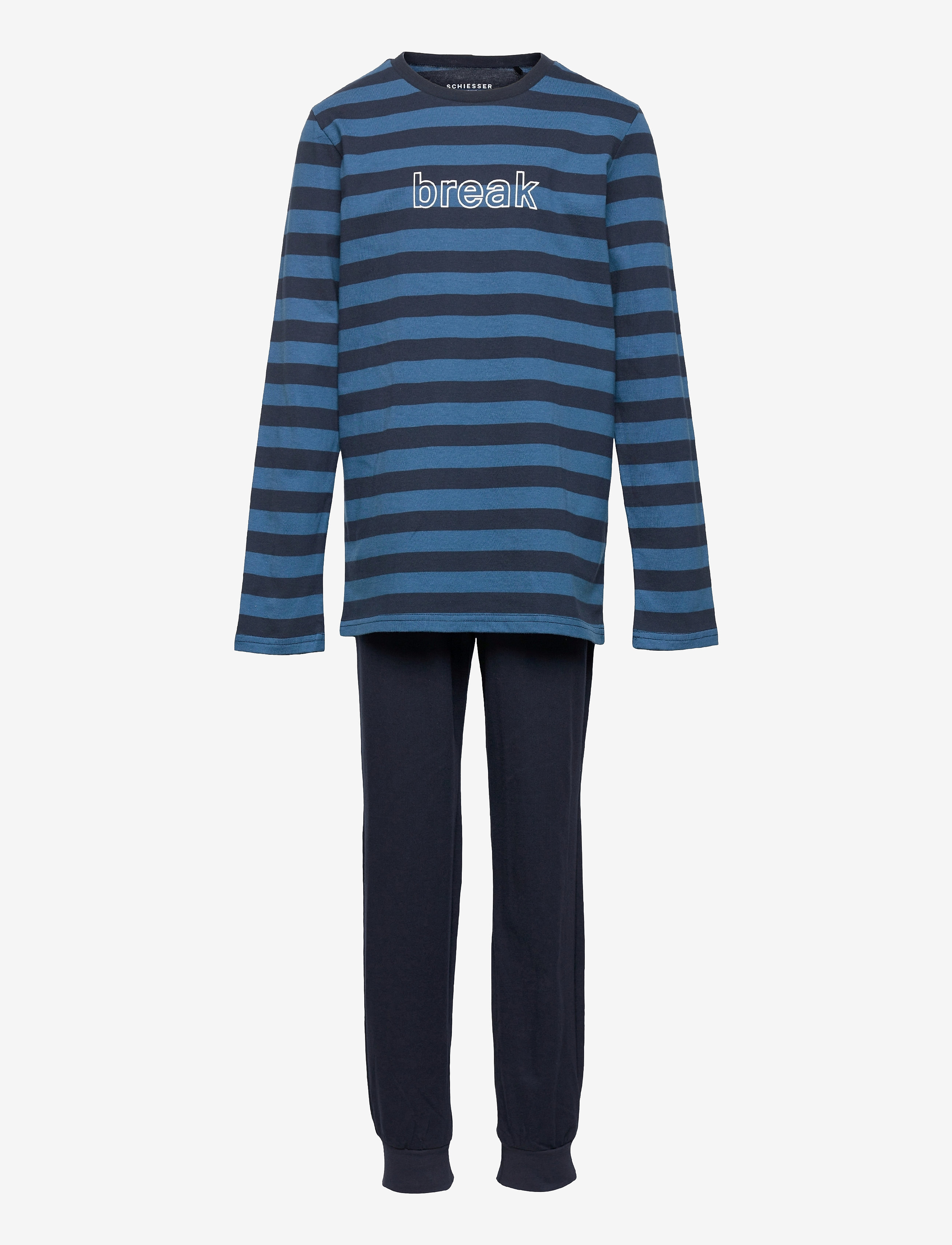 SCHIESSER Jungen Pyjama Long Navy - 152 - Kinder