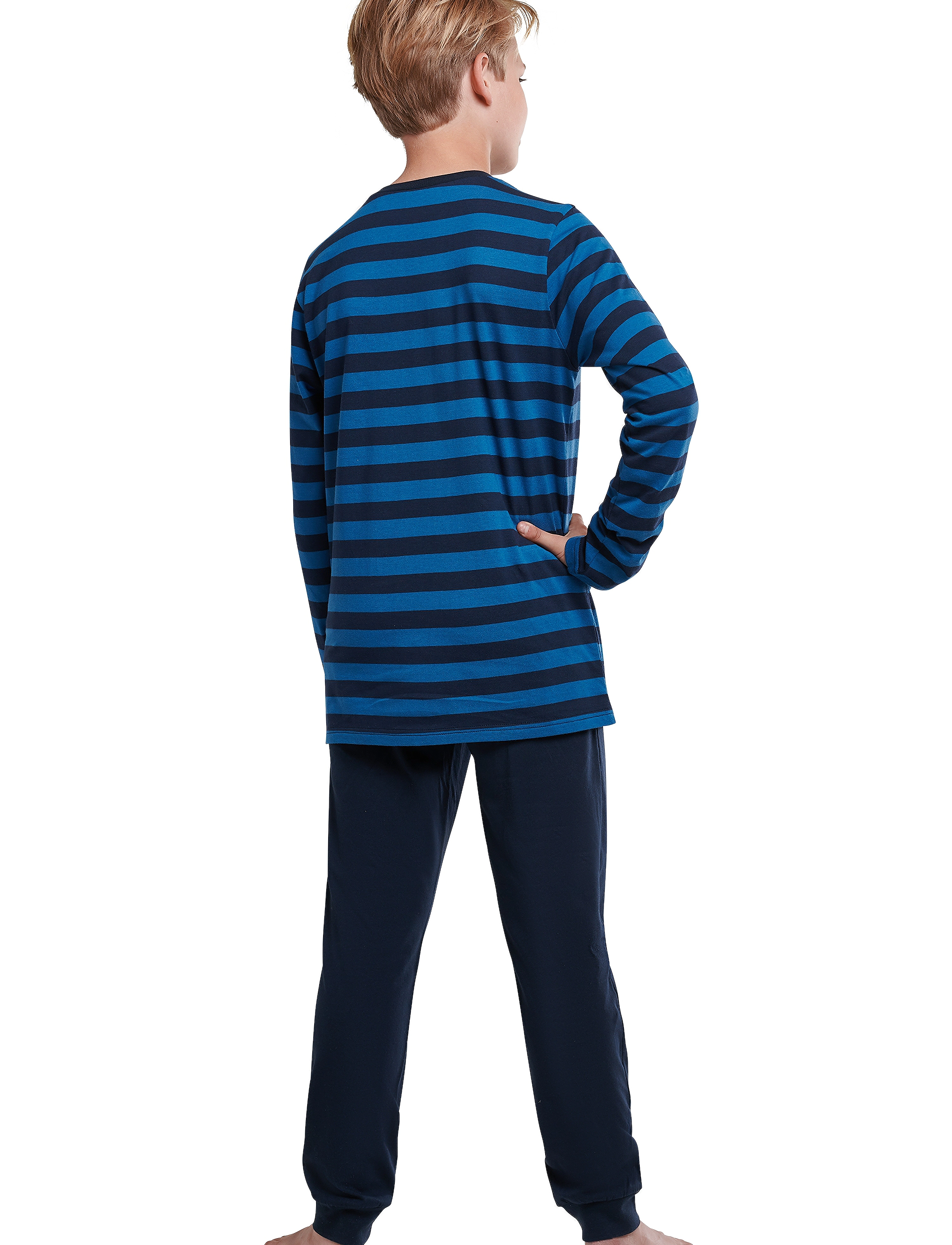 Schiesser - Boys Pyjama Long - pyjama-sets - blue - 5