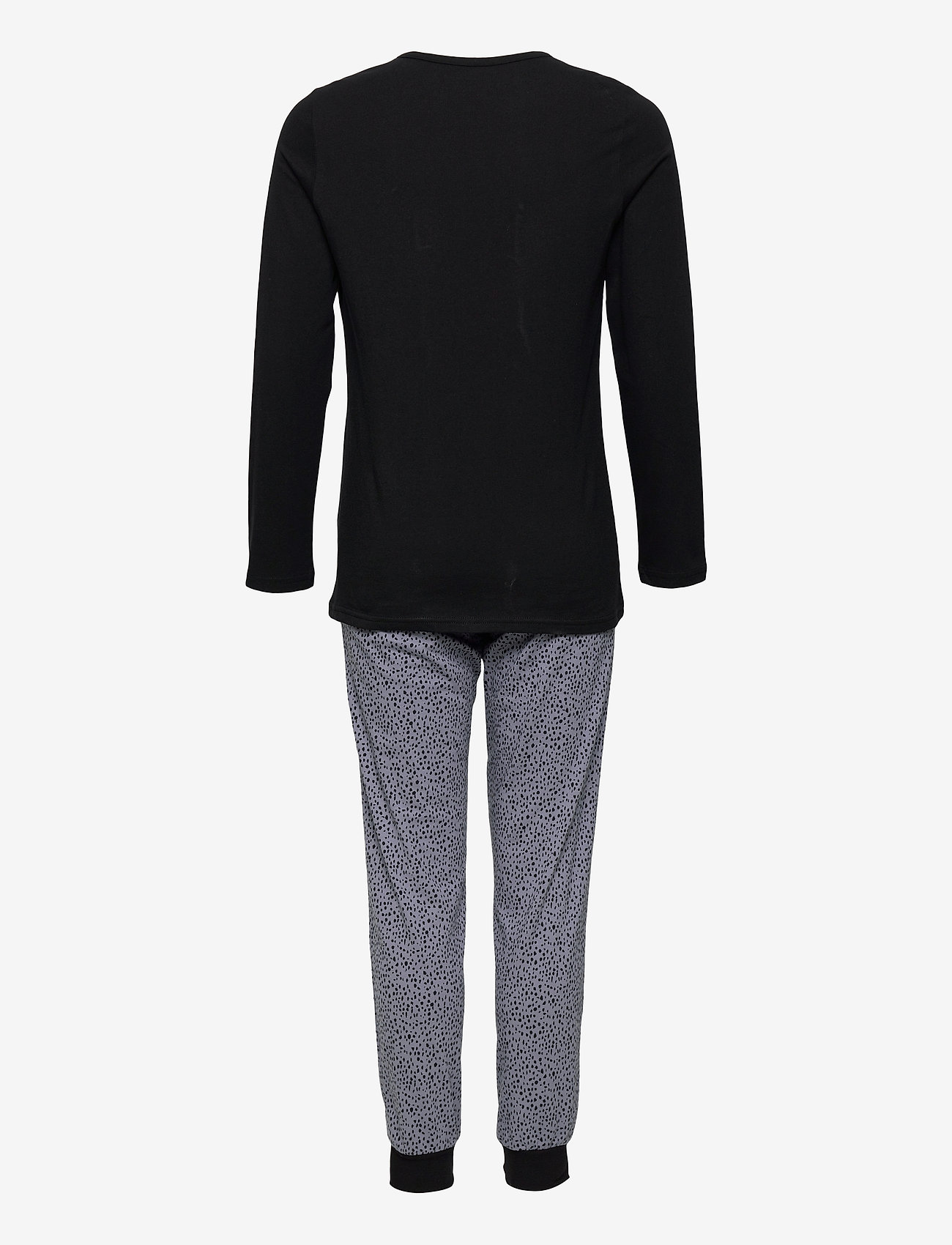Schiesser - Girls Pyjama Long - pyjama-sets - black - 2