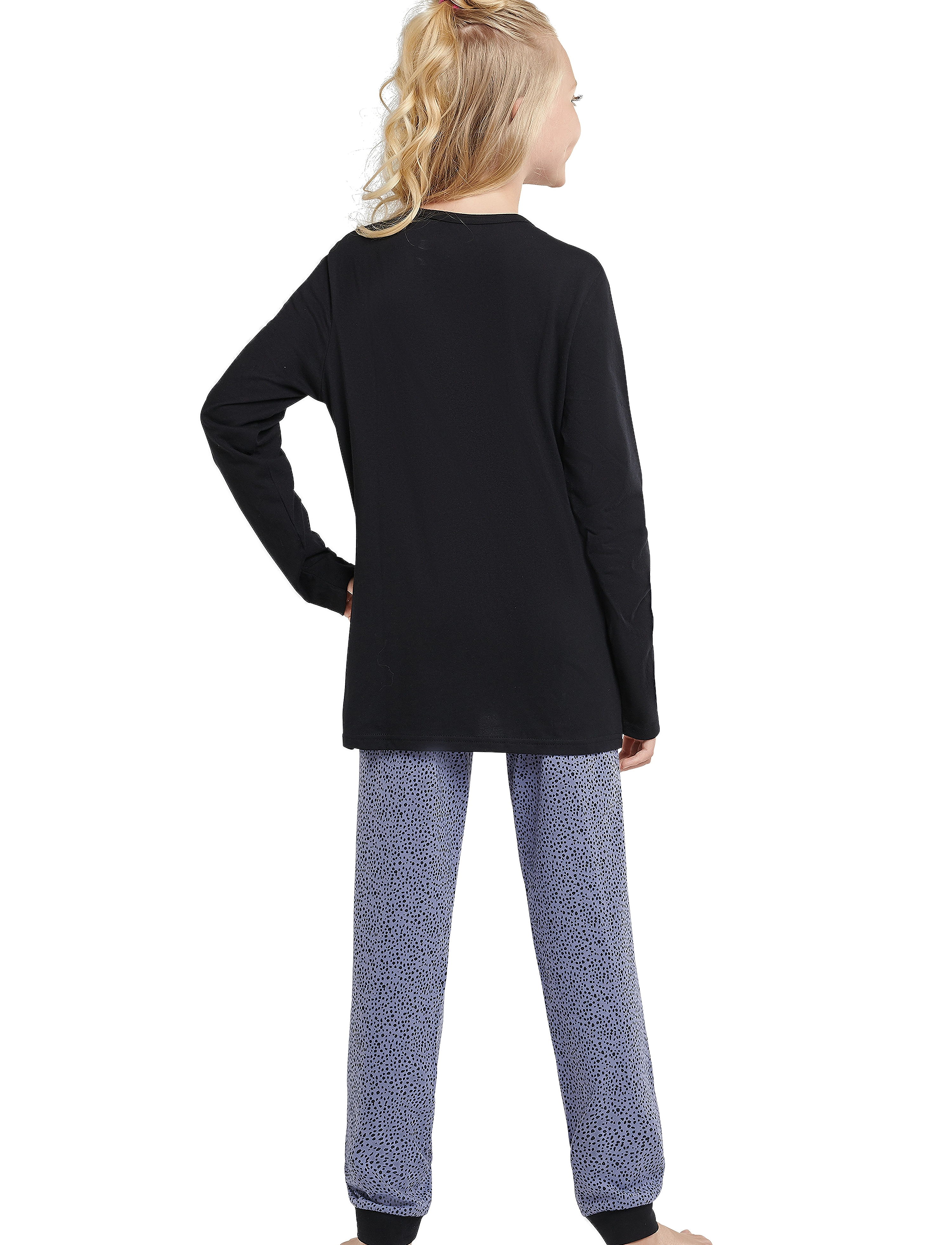 Schiesser - Girls Pyjama Long - pyjamasset - black - 5