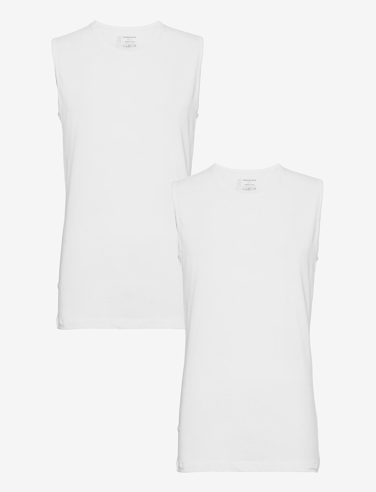 Schiesser - Tank Top - basis-t-skjorter - white - 0