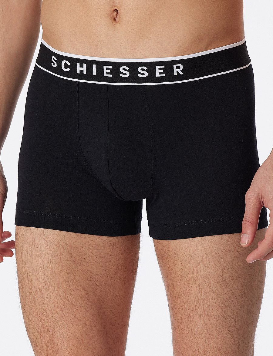 Schiesser - Shorts - unterhosen im multipack - black - 3