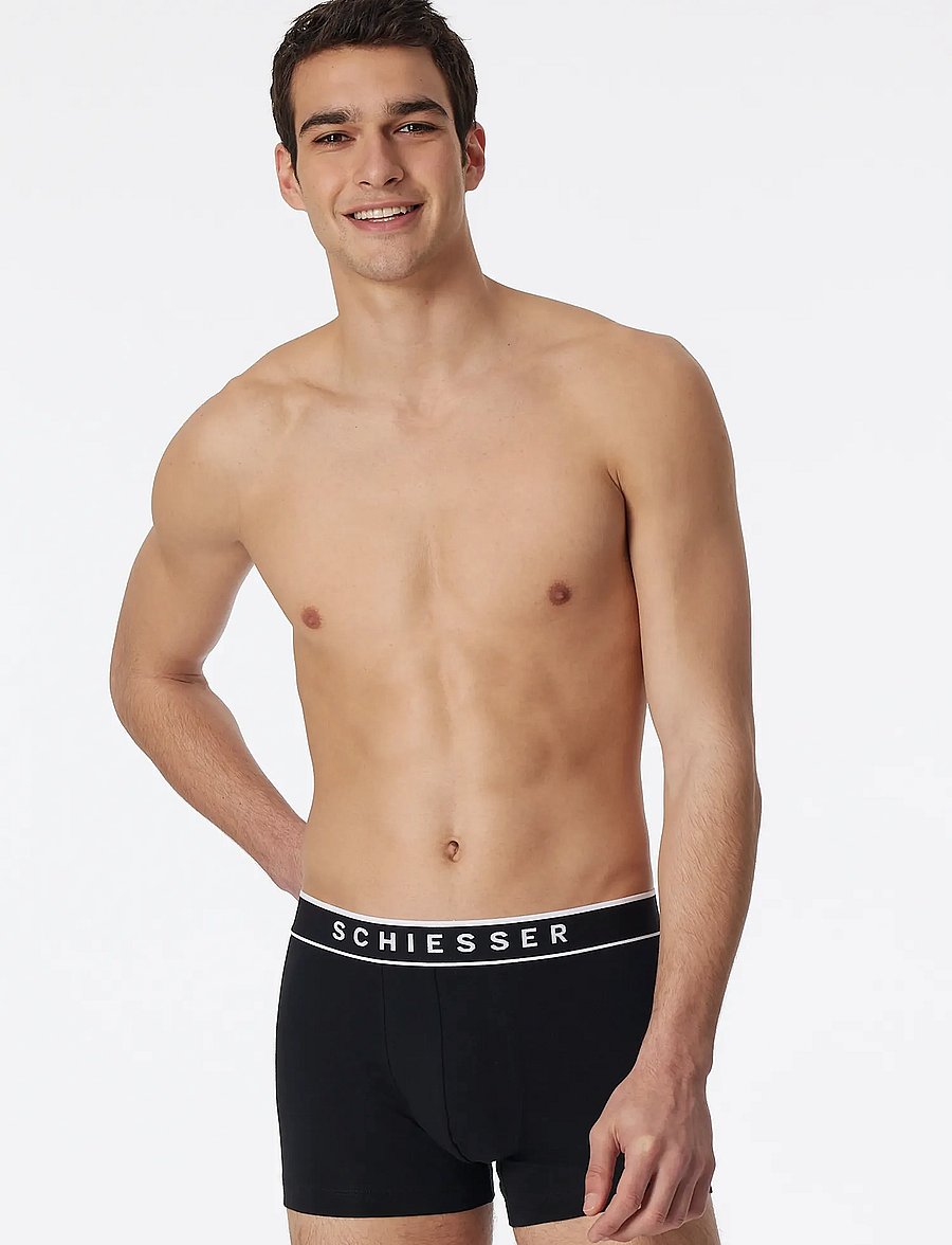 Schiesser - Shorts - unterhosen im multipack - black - 4