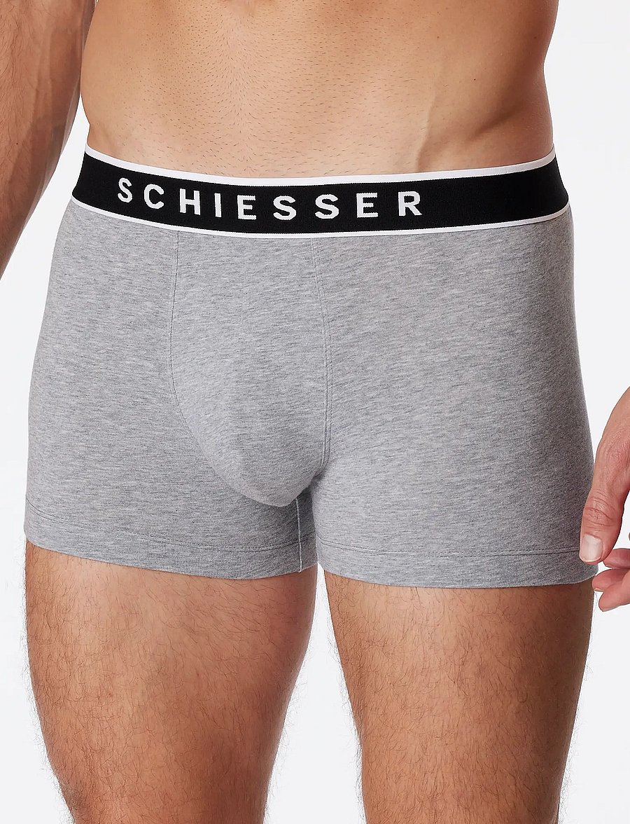 Schiesser - Shorts - unterhosen im multipack - grey melange - 3