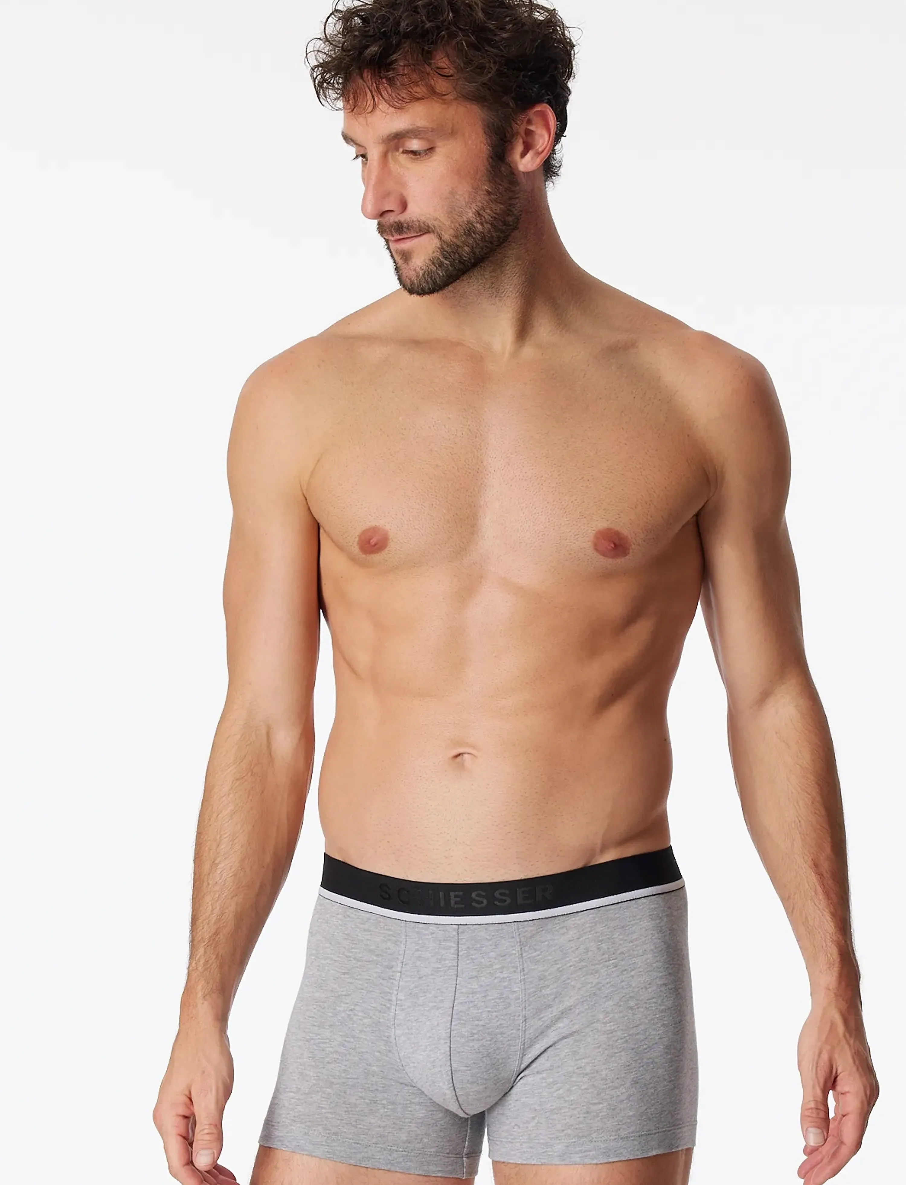 3-Pack Shorts With Woven Elastic Waistband, Multi-Colored 95/5