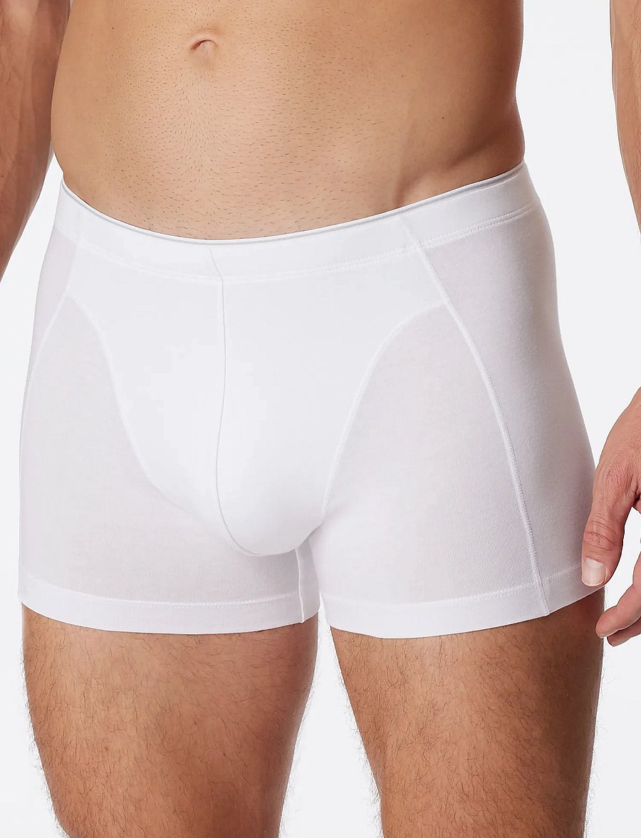 Schiesser - Shorts, dark blue – 95/5 - boxer briefs - white - 4