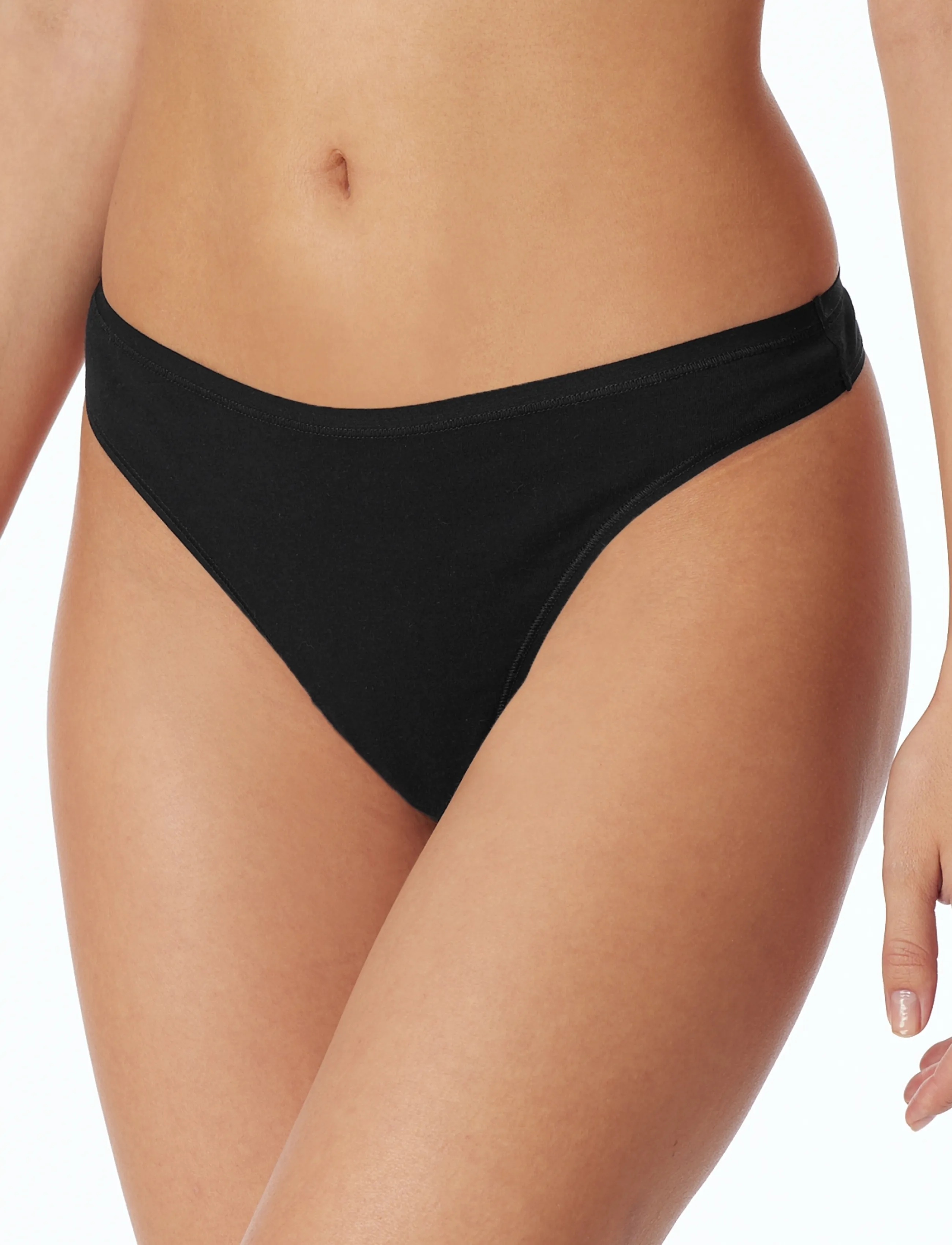 Schiesser - Thong - lowest prices - black - 2