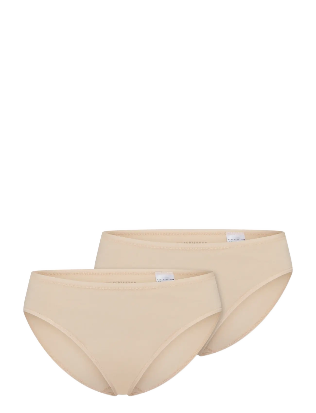 SCHIESSER Tai-Slip 2-Pack, Sand - 95/5 Beige - S - Damen