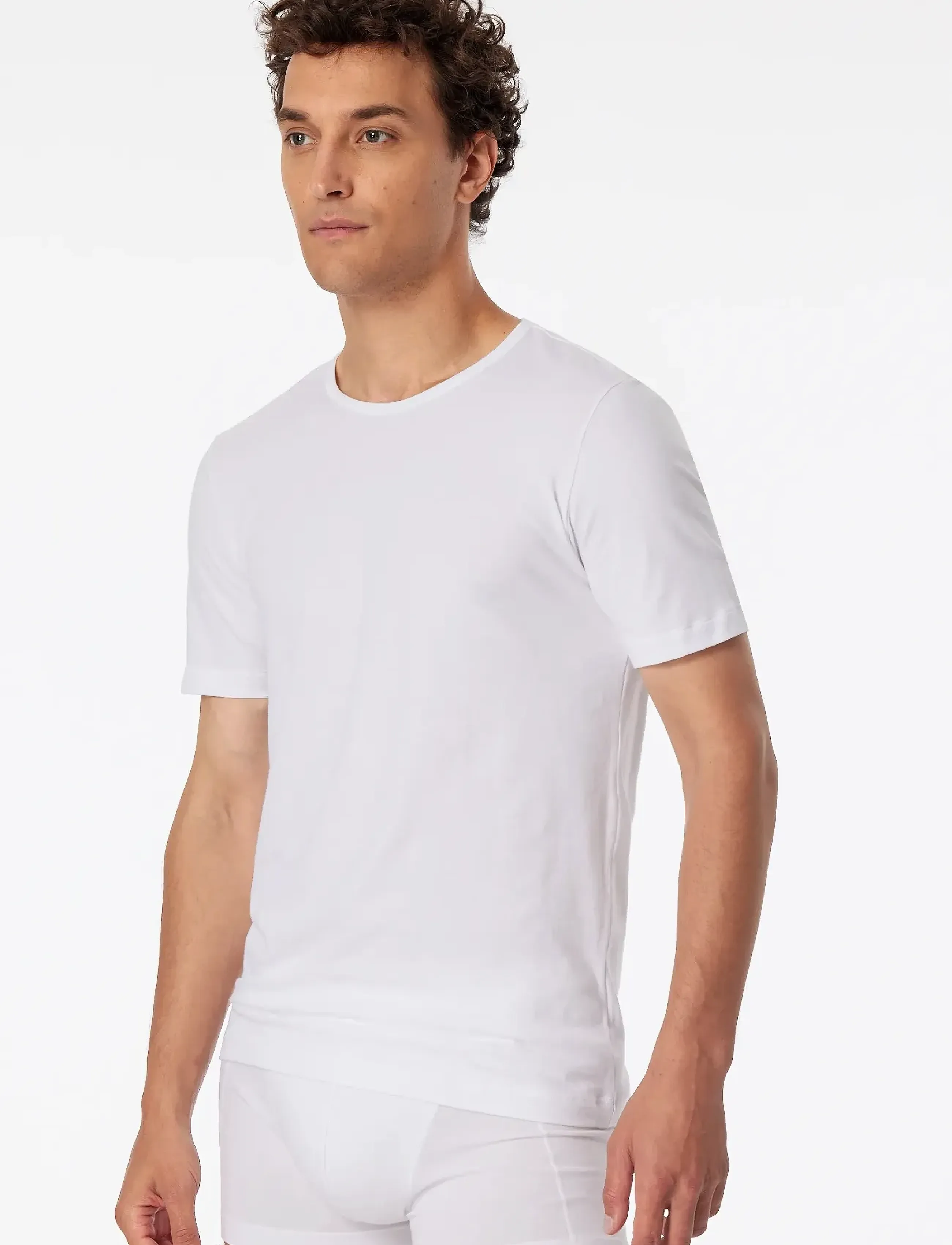 Schiesser - Shirt 1/2 - krótki rękaw - white - 4
