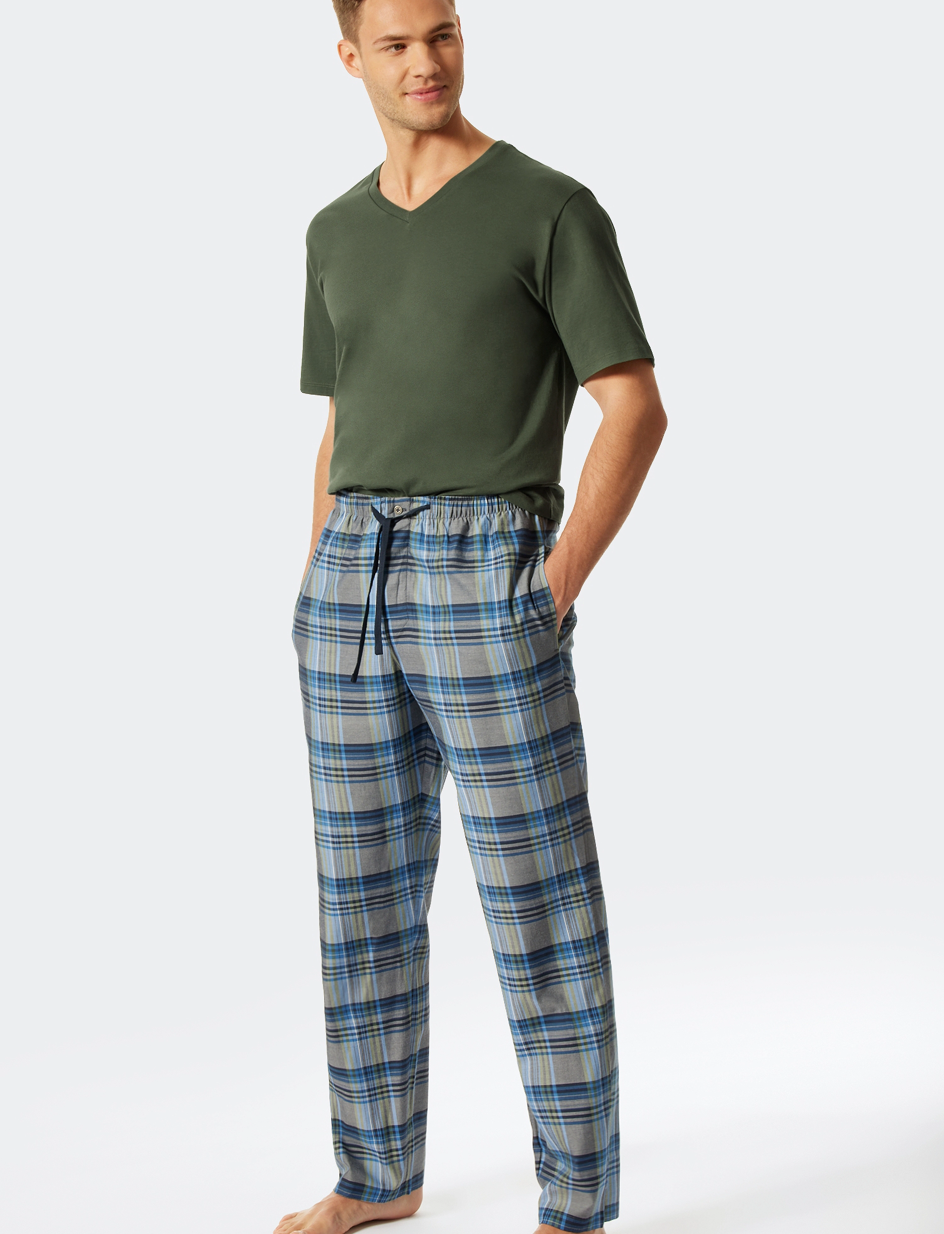 Schiesser - Long Pants - dark blue - 2