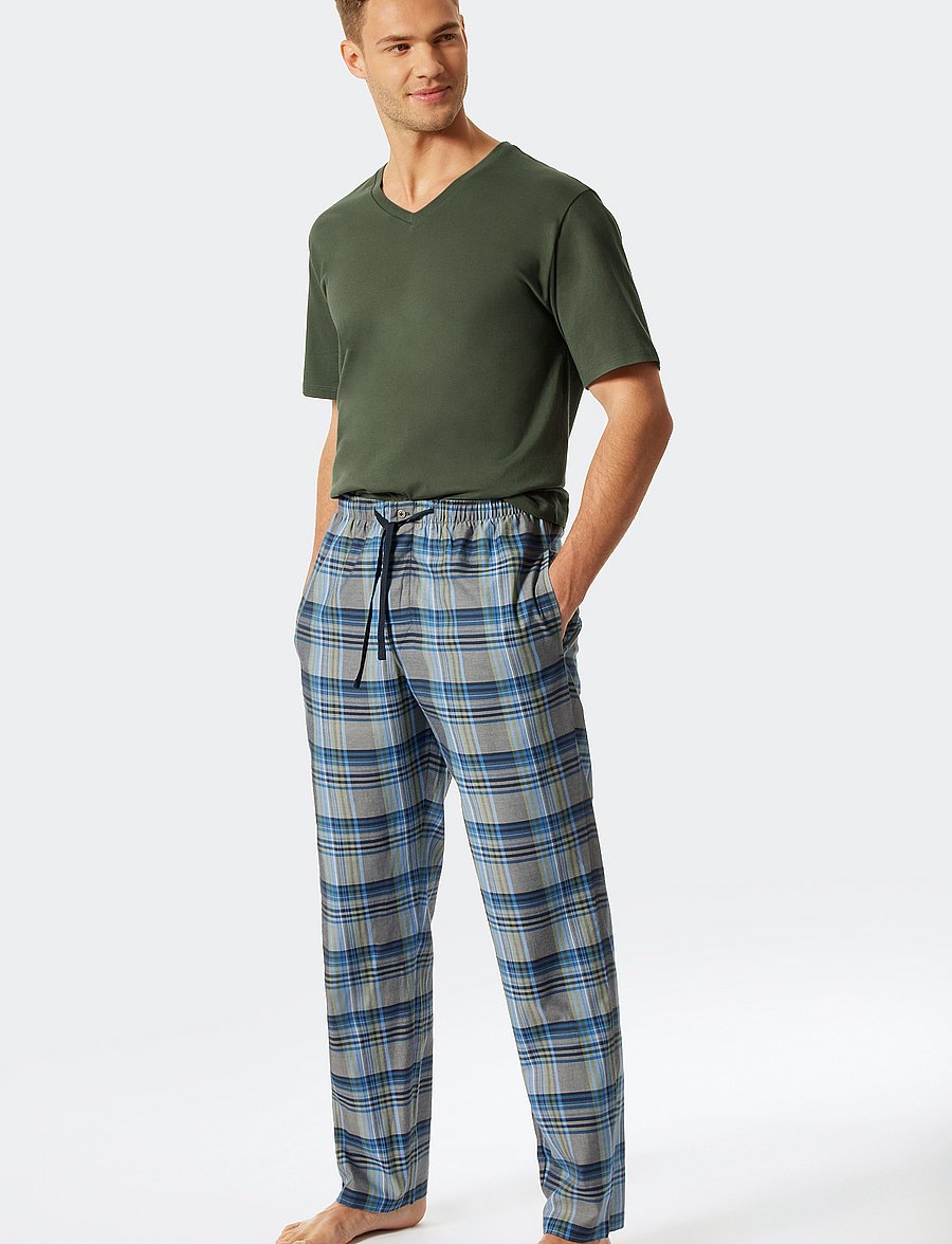 Schiesser - Long Pants - dark blue - 2