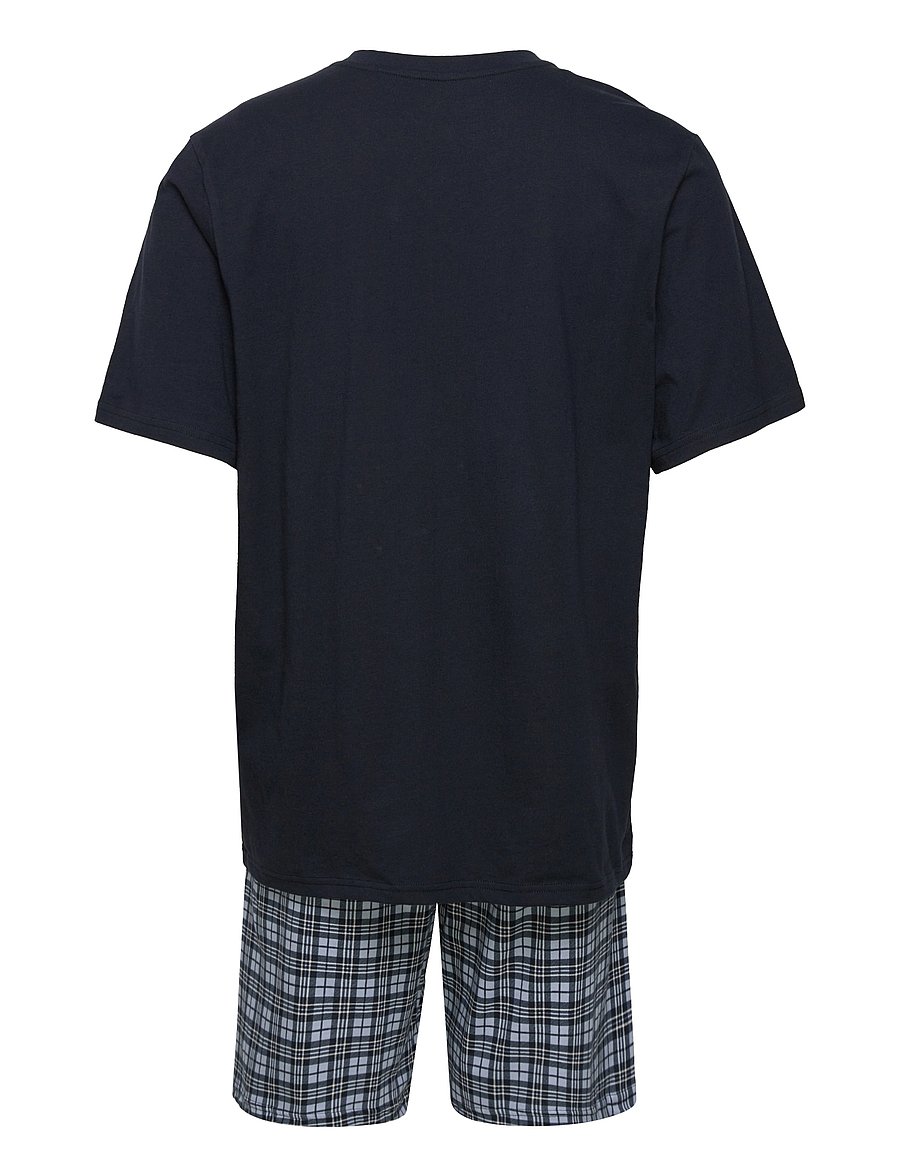 Schiesser - Pyjama Short - dark blue - 1