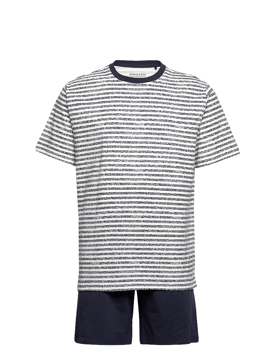 Schiesser - Pyjama Short - dark blue - 0