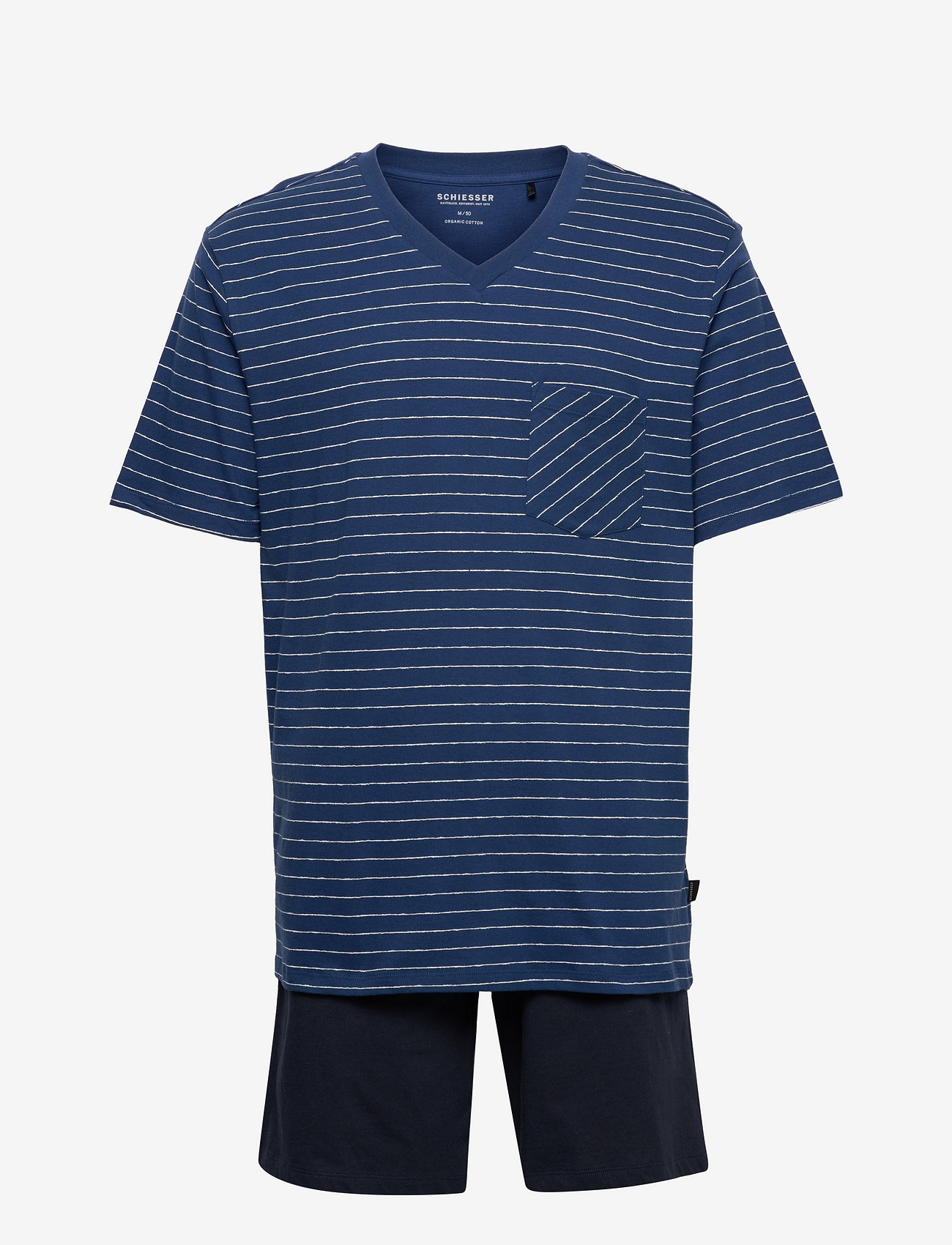 Schiesser - Pyjama Short - blue - 0