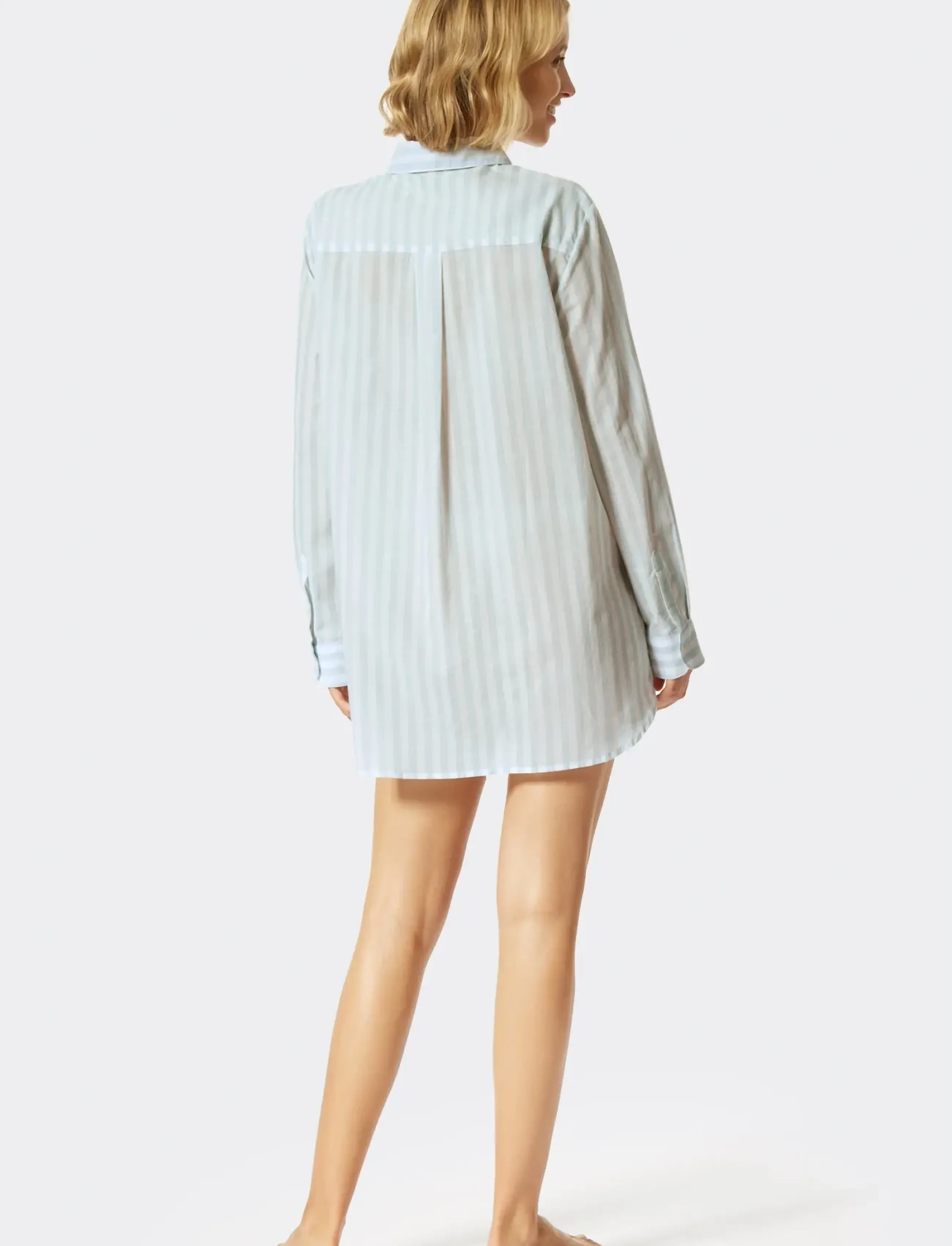 Schiesser - Nightshirt 1/1 - oberteile - light blue - 3