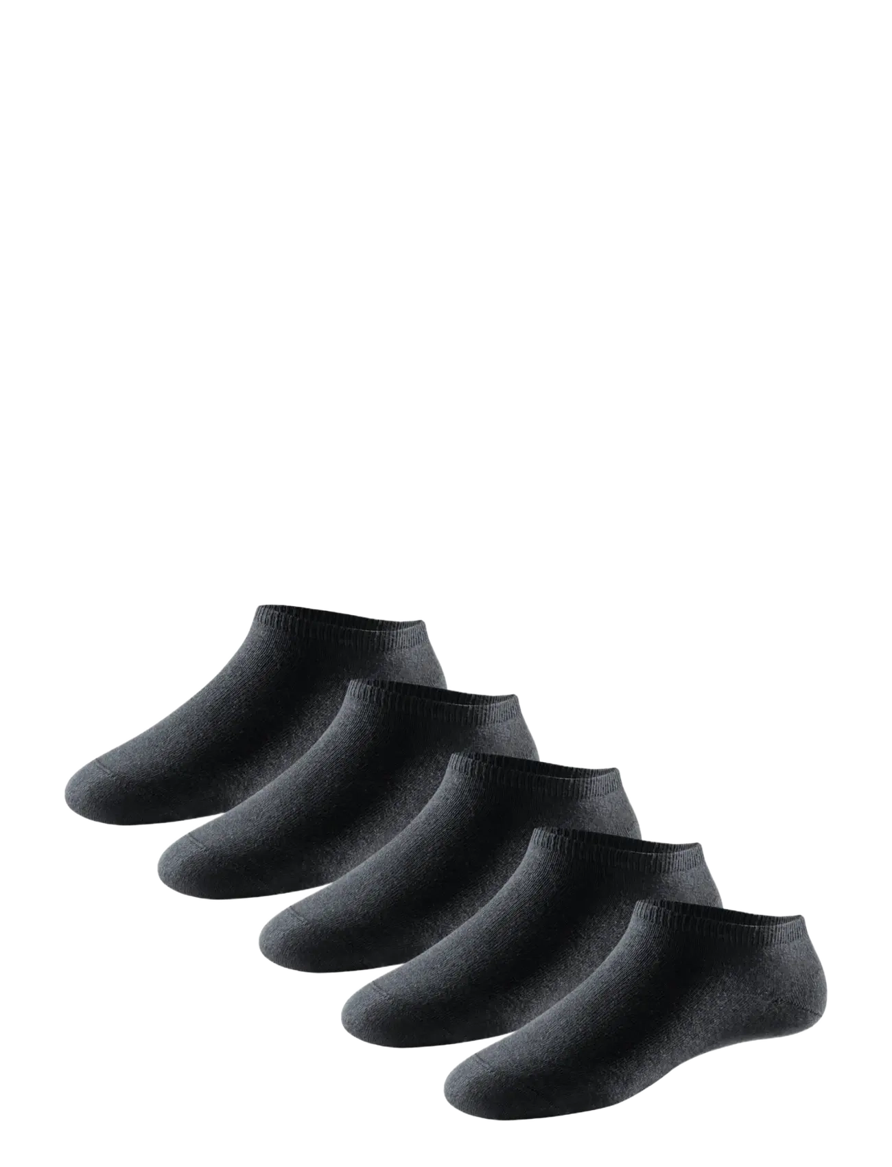 Schiesser - Women's Sneakers, Pack of Five, White - Bluebird - sneackersocken - black - 2
