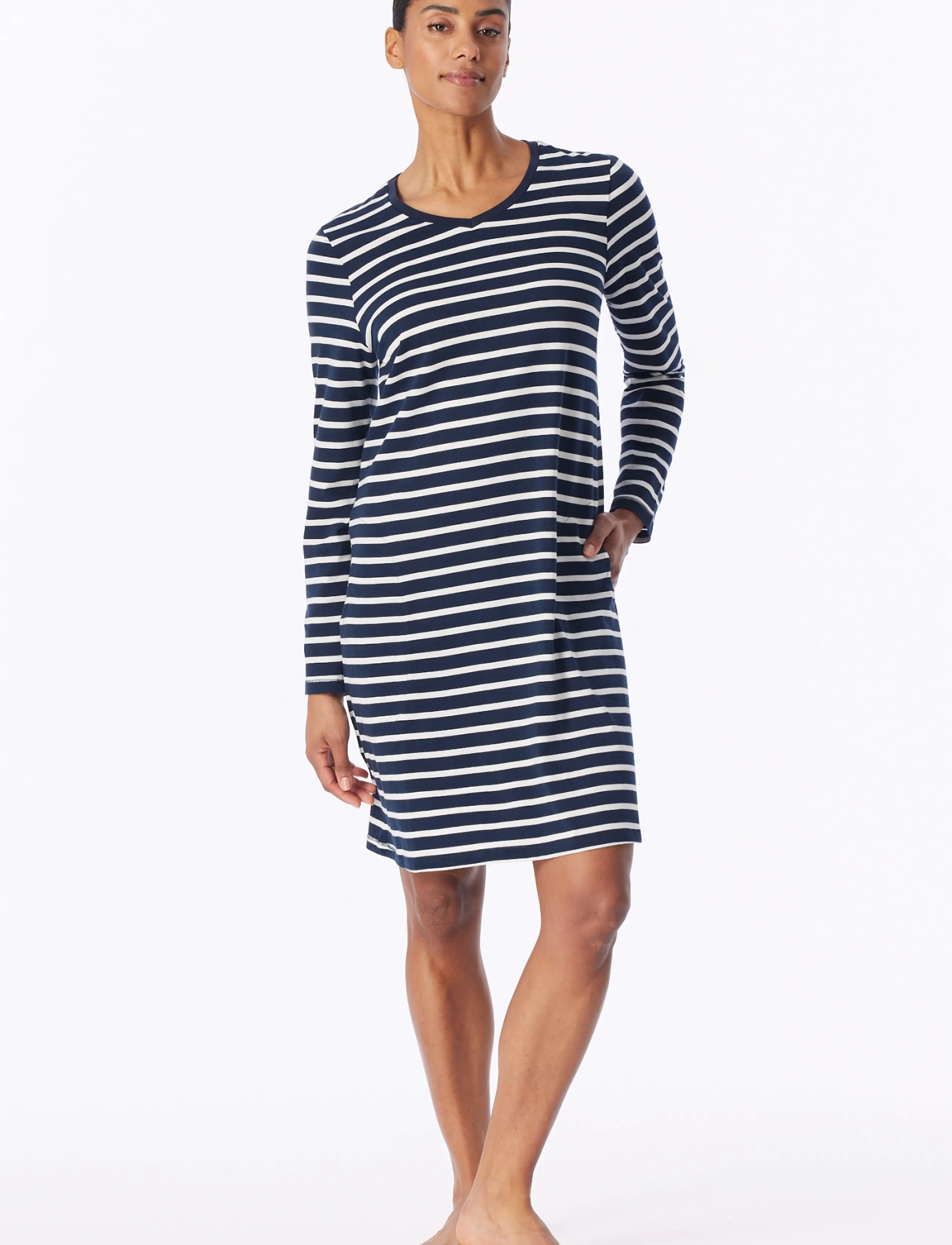 Schiesser - Nightshirt 1/1 - yöpaidat - nightblue - 0
