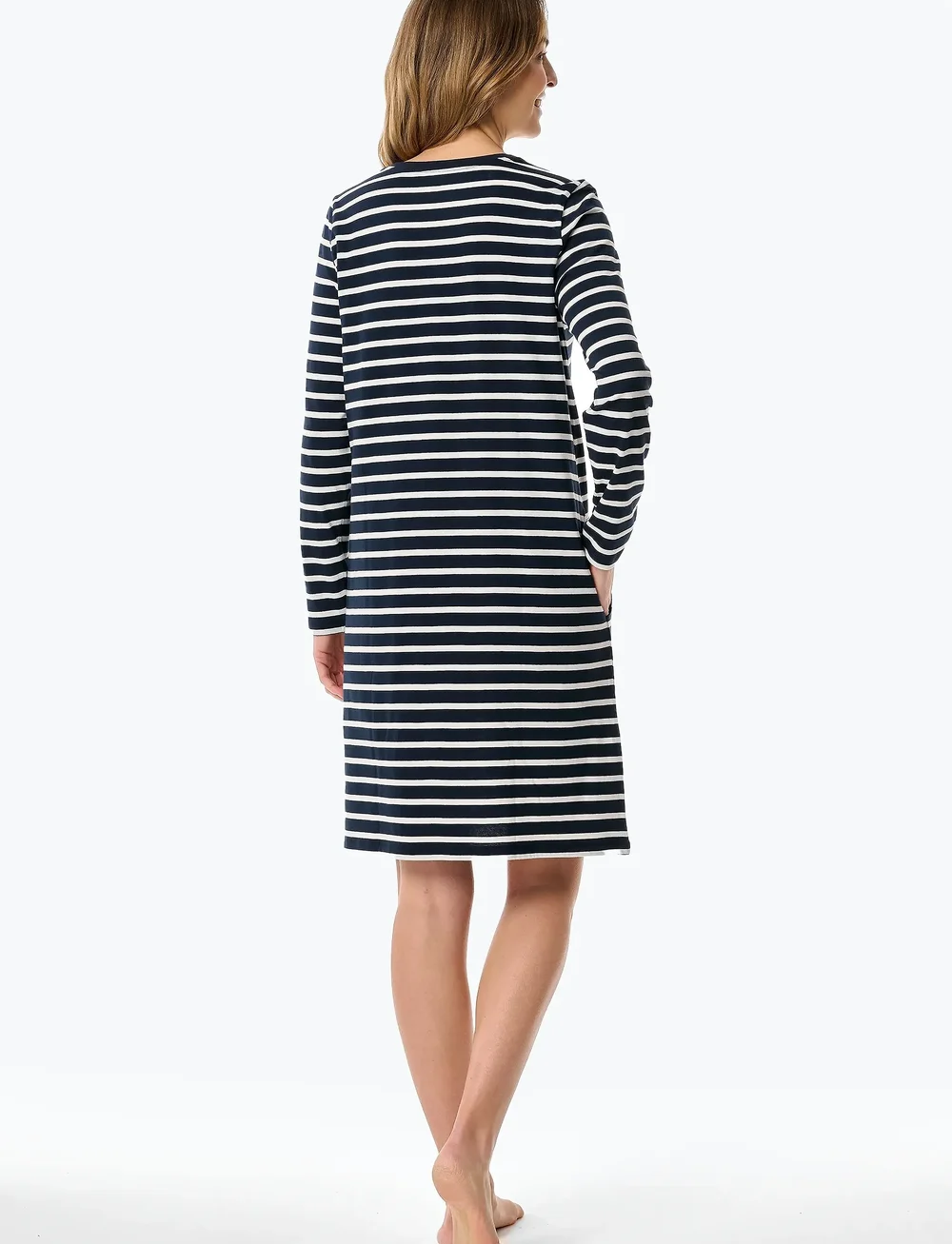 Schiesser - Nightshirt 1/1 - natkjoler - nightblue - 2