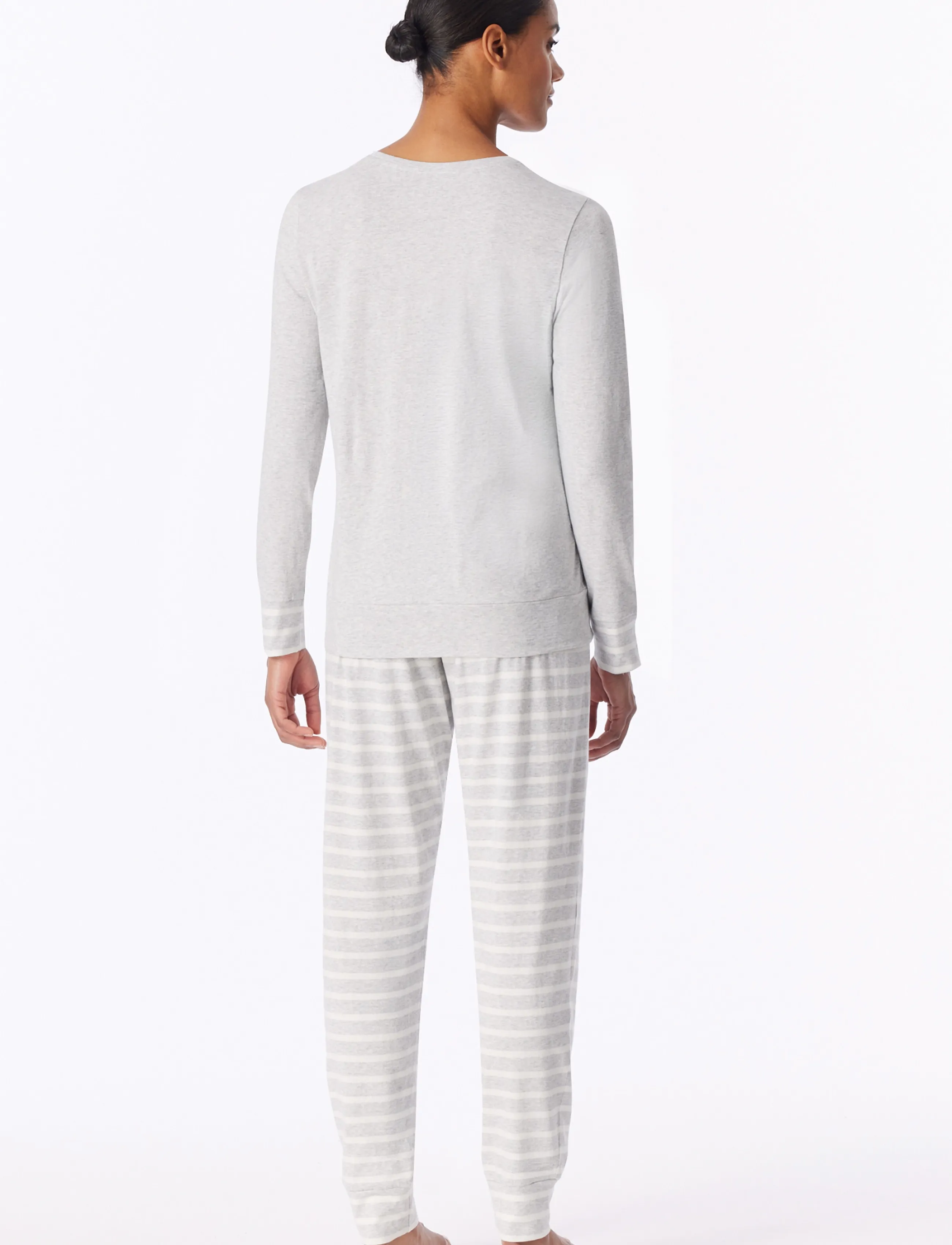 Schiesser - Pyjama Long - pyjamahosen - silver grey mel. - 3