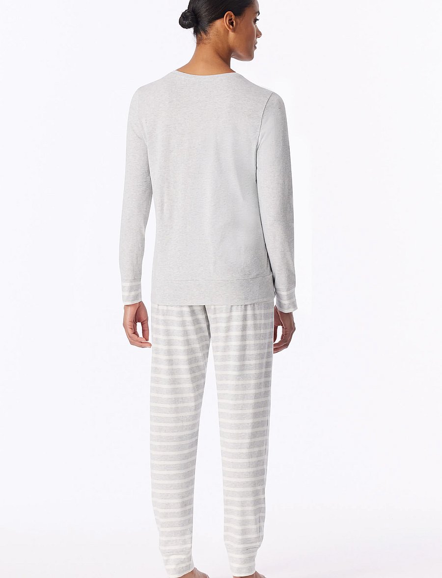 Schiesser - Pyjama Long - pyjamahosen - silver grey mel. - 3
