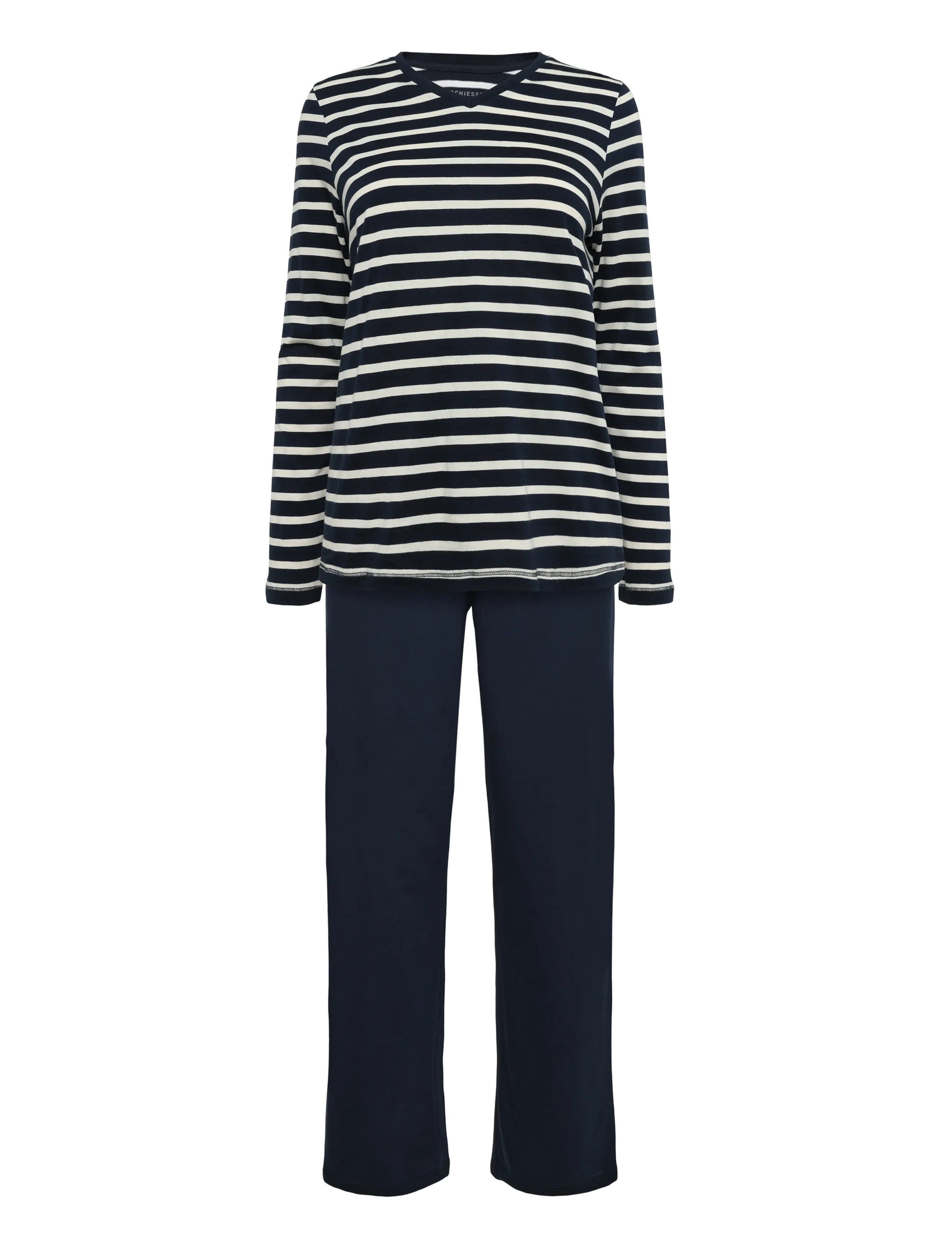 Schiesser Pyjama Long - Kollektioner - NIGHTBLUE / navy