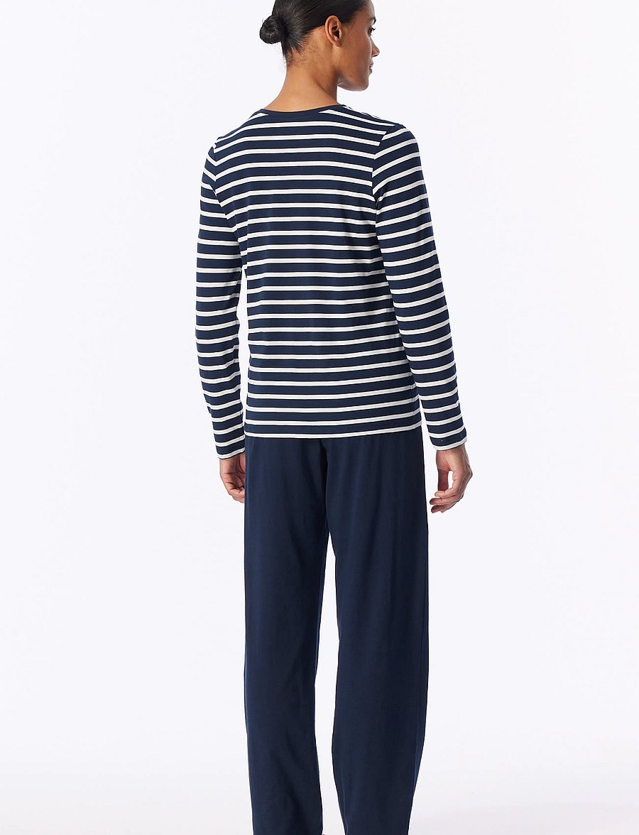 Schiesser - Pyjama Long - pyjamas - nightblue - 5