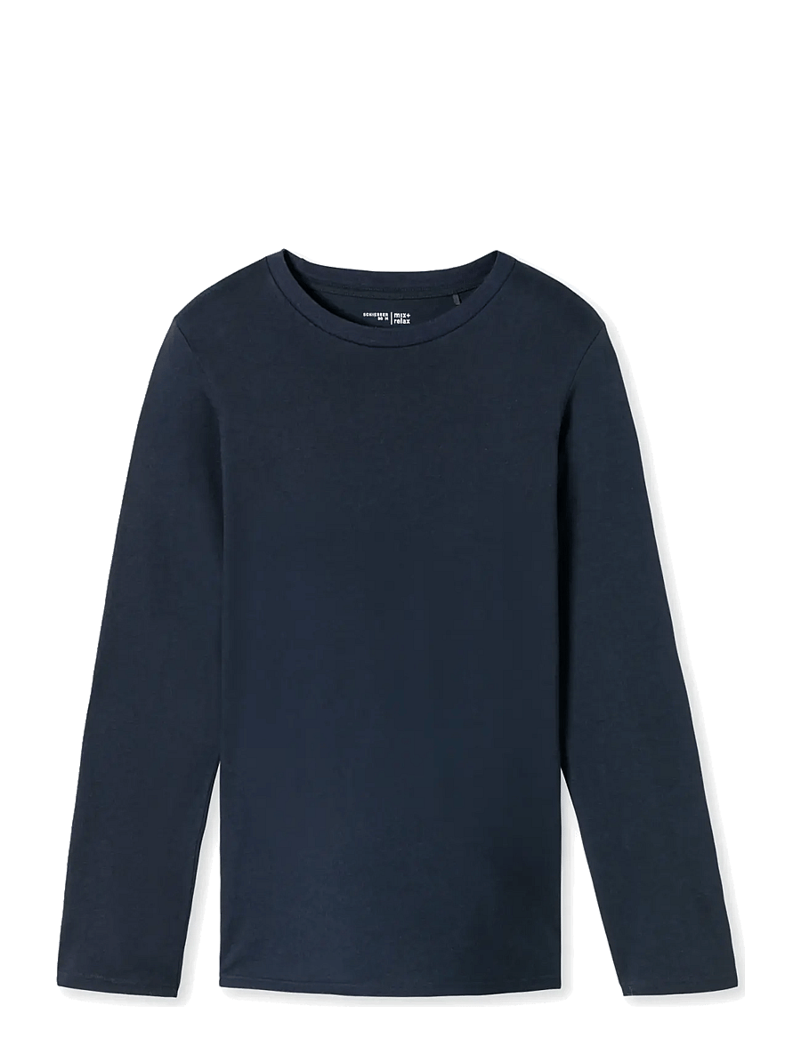 Schiesser - Shirt 1/1 - pyjamasöverdelar - nightblue - 1