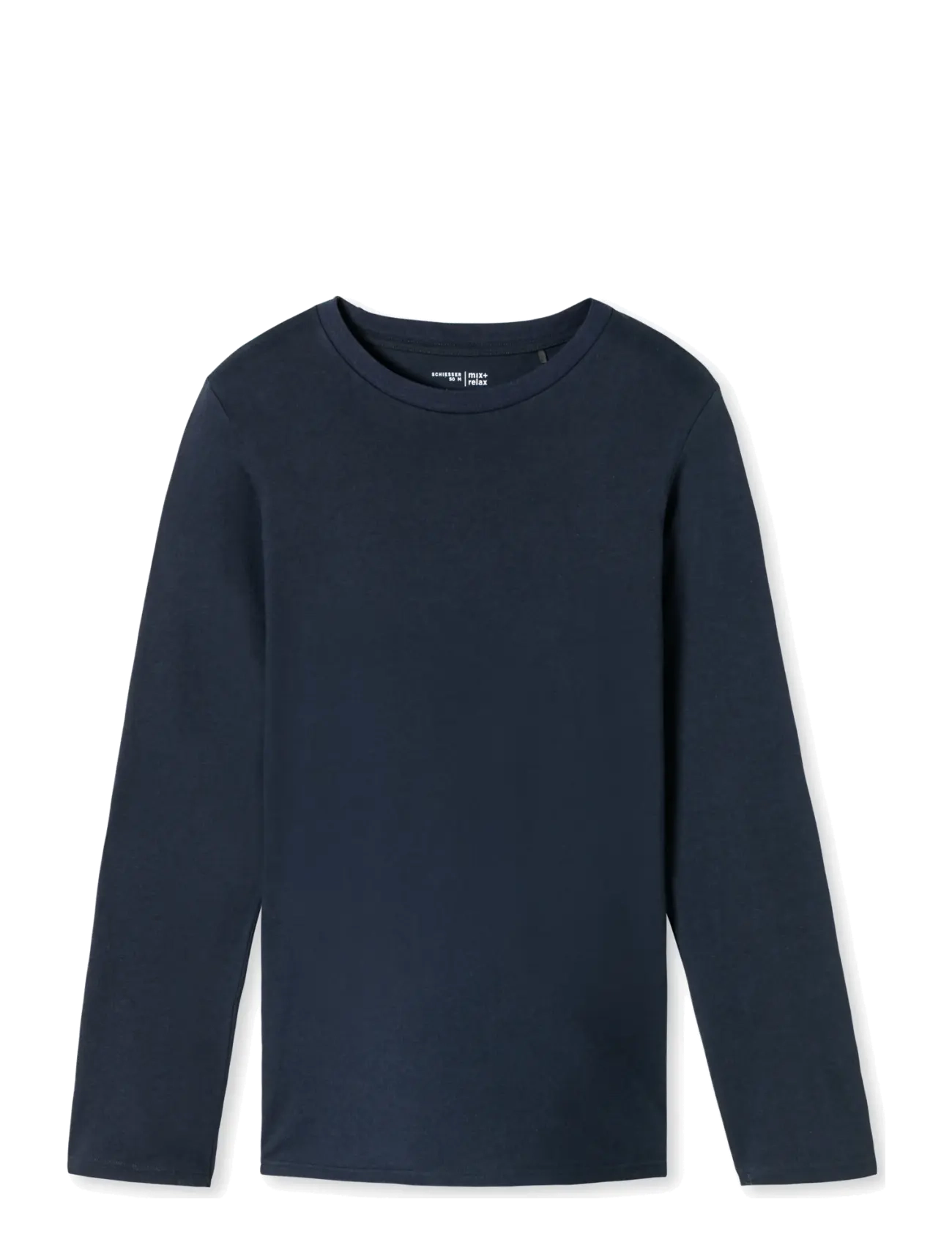 Schiesser Long-Sleeve Shirt, Midnight Blue - Mix+ Relax - Schiesser - NIGHTBLUE / navy