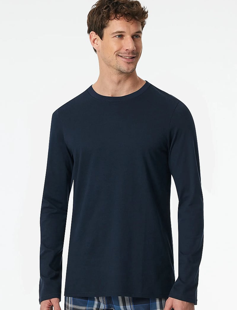 Schiesser - Shirt 1/1 - pyjamasöverdelar - nightblue - 3