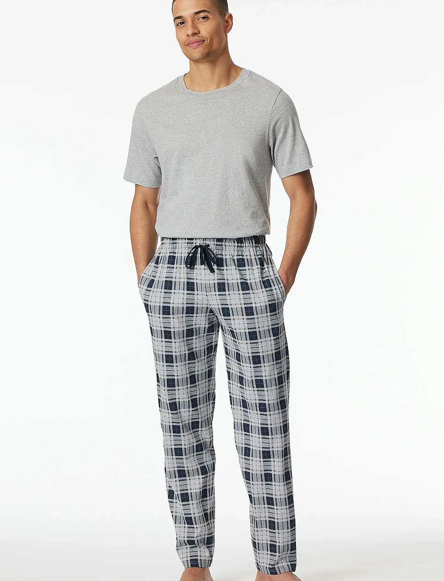 Schiesser - Long Pants - pyjamasbyxor - multicolour - 5