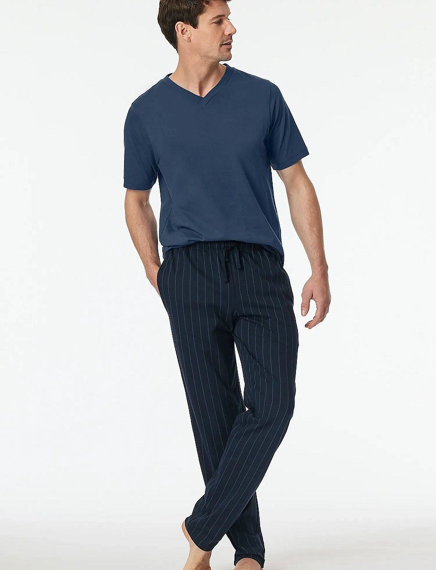 Schiesser - Long Pants - pižaminės kelnės - nightblue - 0