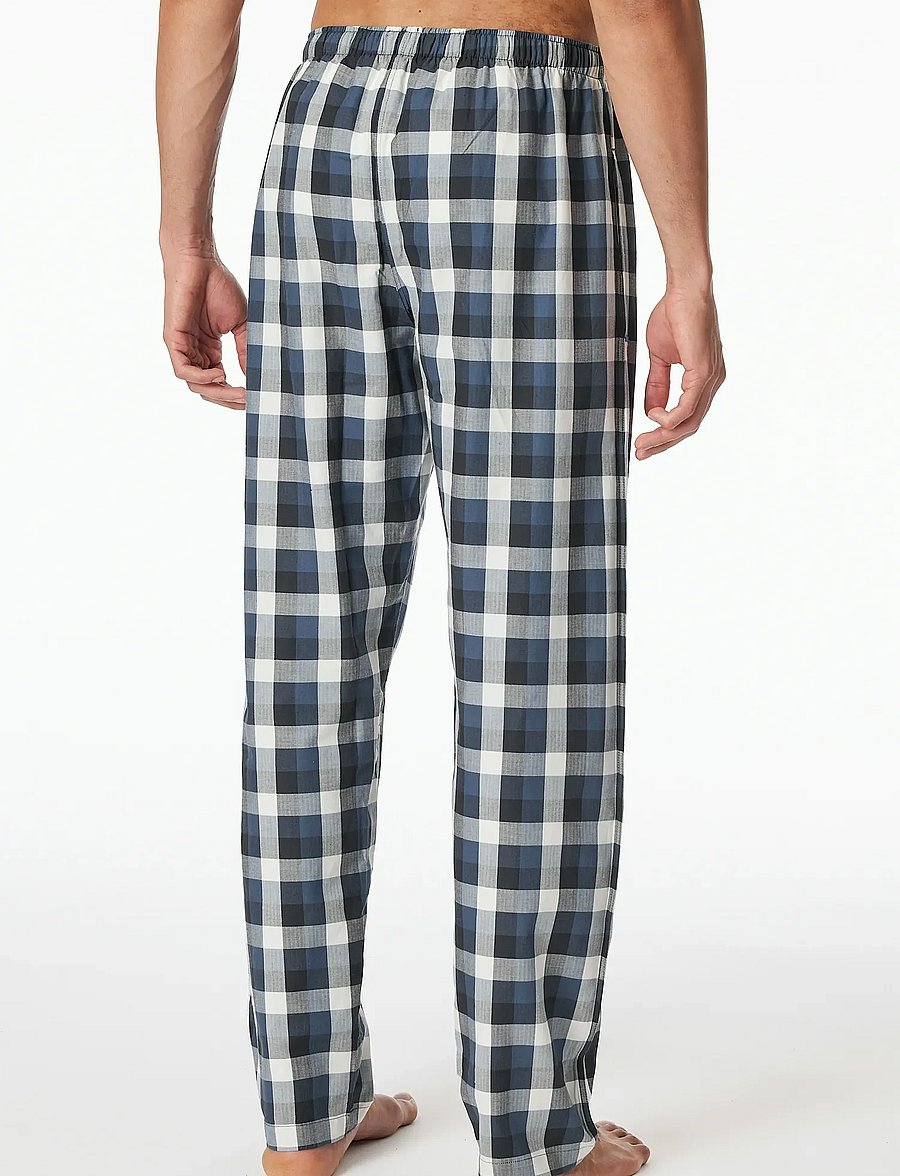 Schiesser - Long pants, woven fabric, multicolor chequered pattern - Mix+ Relax - pyjamahosen - multicolour 2 - 2